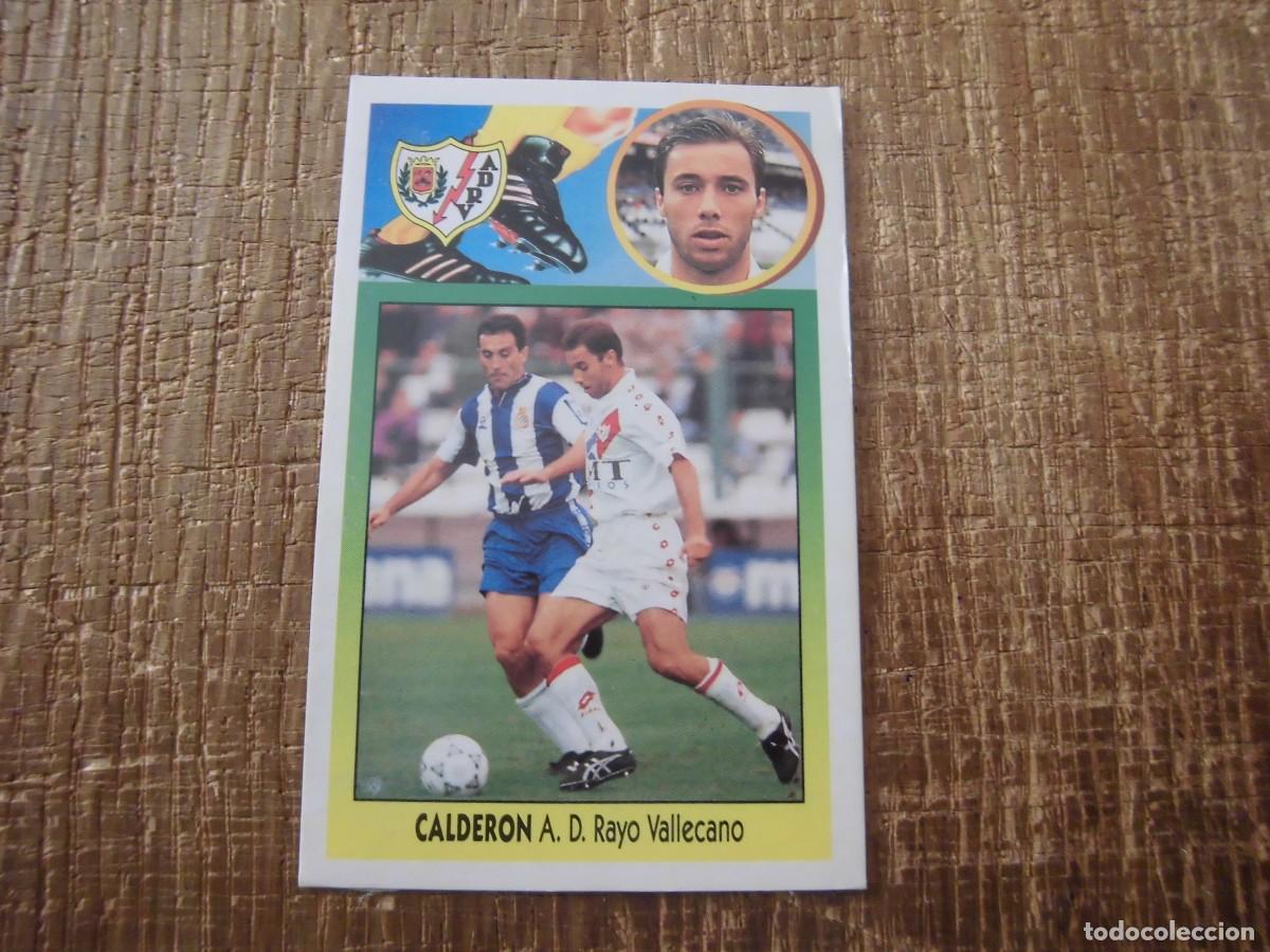 Cromos de F&uacute;tbol: CALDER&Oacute;N RAYO VALLECANO LIGA 93-94 EDICIONES ESTE CROMO CART&Oacute;N RECUPERADO