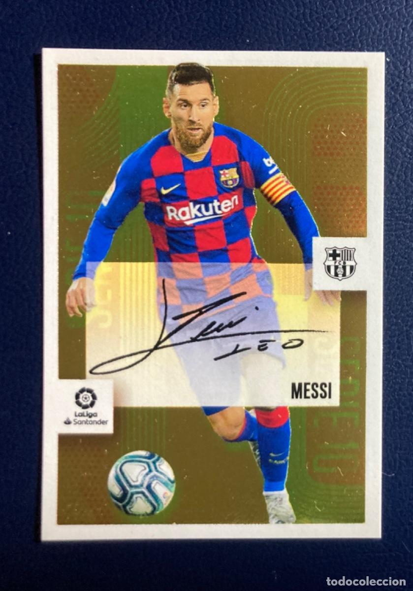 Cromos de F&uacute;tbol: 16 CROMO MESSI - ESTE 2020 21 - 20 21 - SIN PEGAR - SERIE 10 ORO