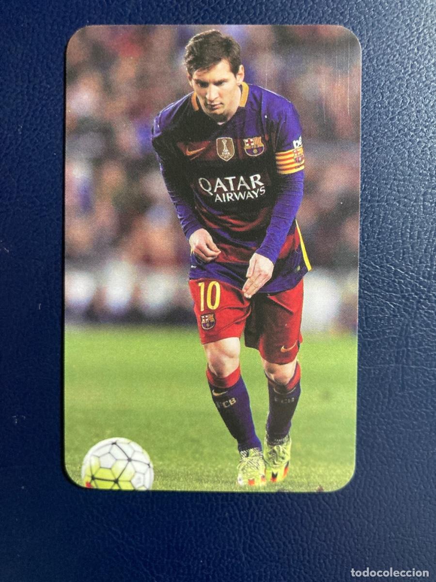 Cromos de F&uacute;tbol: CARTA LIONEL MESSI FC.BARCELONA LOMO CARDS 2025