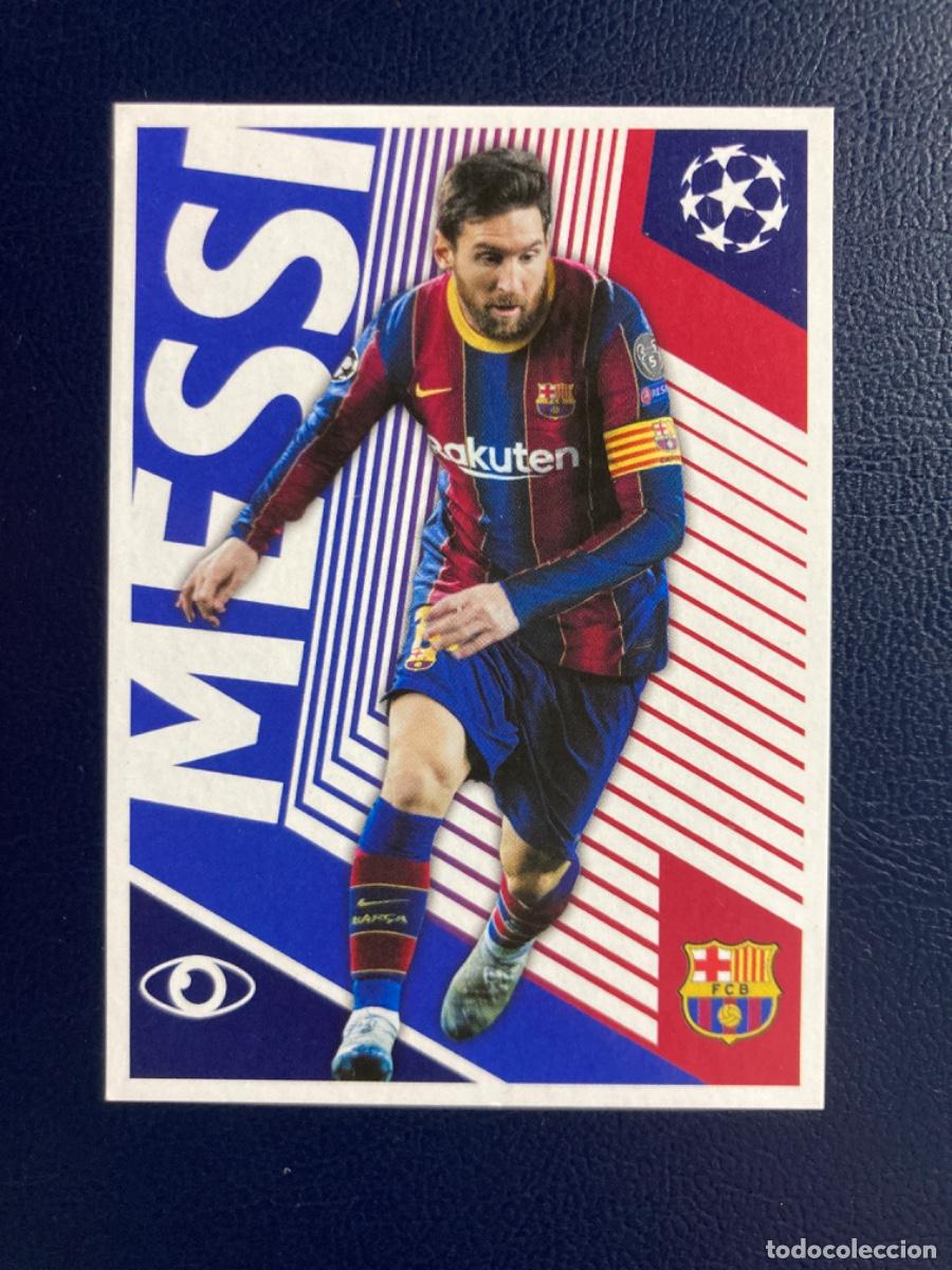 Cromos de F&uacute;tbol: BAR2 BAR 2 MESSI BARCELONA CHAMPIONS LEAGUE 2020-2021 TOPPS 20-21 Sin pegar