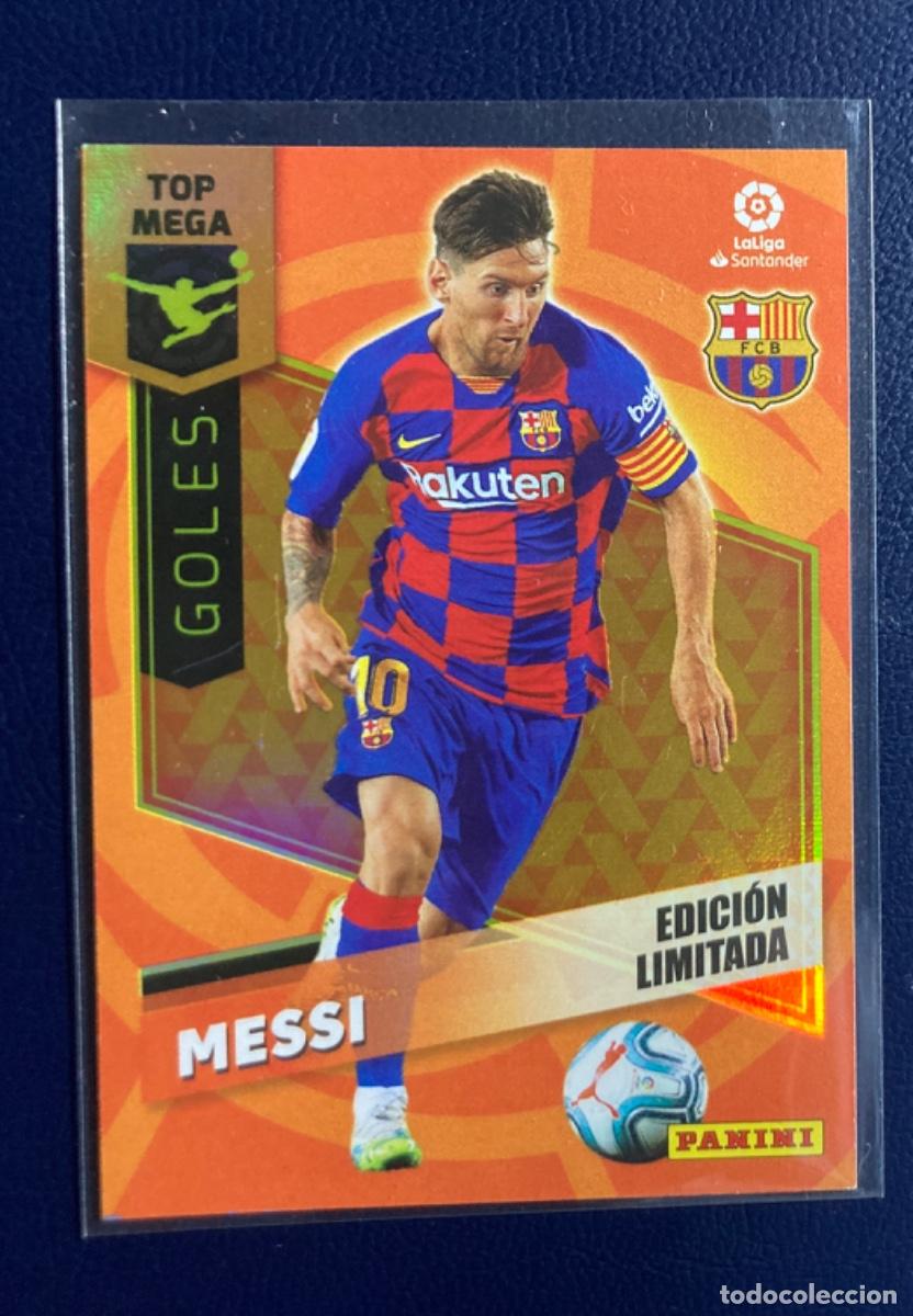 Cromos de F&uacute;tbol: LIONEL MESSI EDICION LIMITADA FC BARCELONA LIMITED CARD MGK MEGACRACKS LIGA 2020 2021 20 21