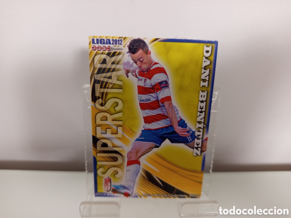 Football Stickers: ❇️ CROMO ⚽ DANI BEN&Iacute;TEZ GRANADA SUPERSTAR FICHAS LIGA QUIZ 11 12 2011 2012 MUNDICROMO ❇️