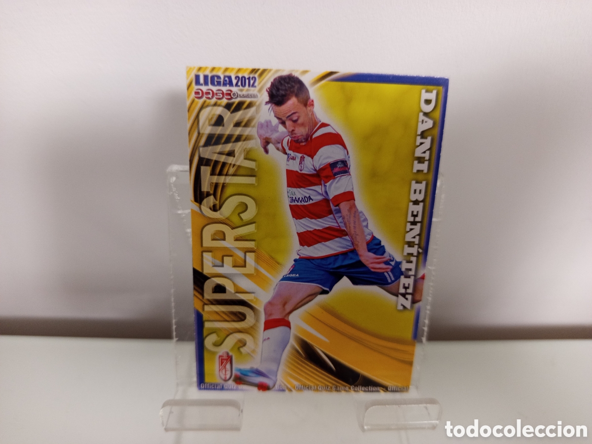 Football Stickers: ❇️ CROMO ⚽ DANI BEN&Iacute;TEZ GRANADA SUPERSTAR FICHAS LIGA QUIZ 11 12 2011 2012 MUNDICROMO ❇️