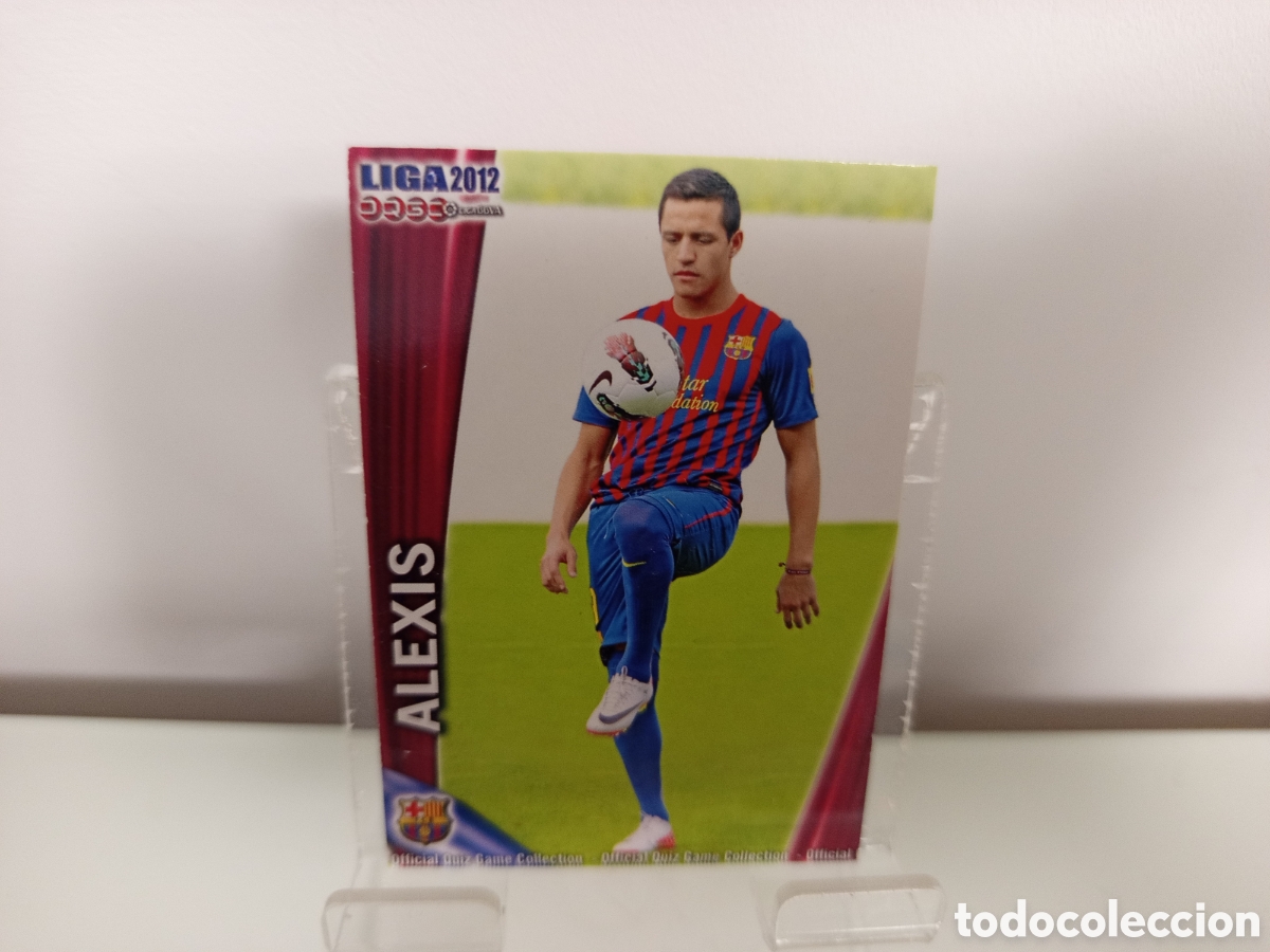 Football Stickers: ❇️ CROMO ⚽ ALEXIS BARCELONA FICHAS LIGA QUIZ 11 12 2011 2012 MUNDICROMO ❇️