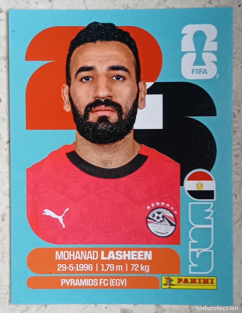 Cromos de F&uacute;tbol: Figurina Panini 2026 Cromo World Cup Usa Mundial 2026 Mohanad Lasheen Egypt n EGY 14