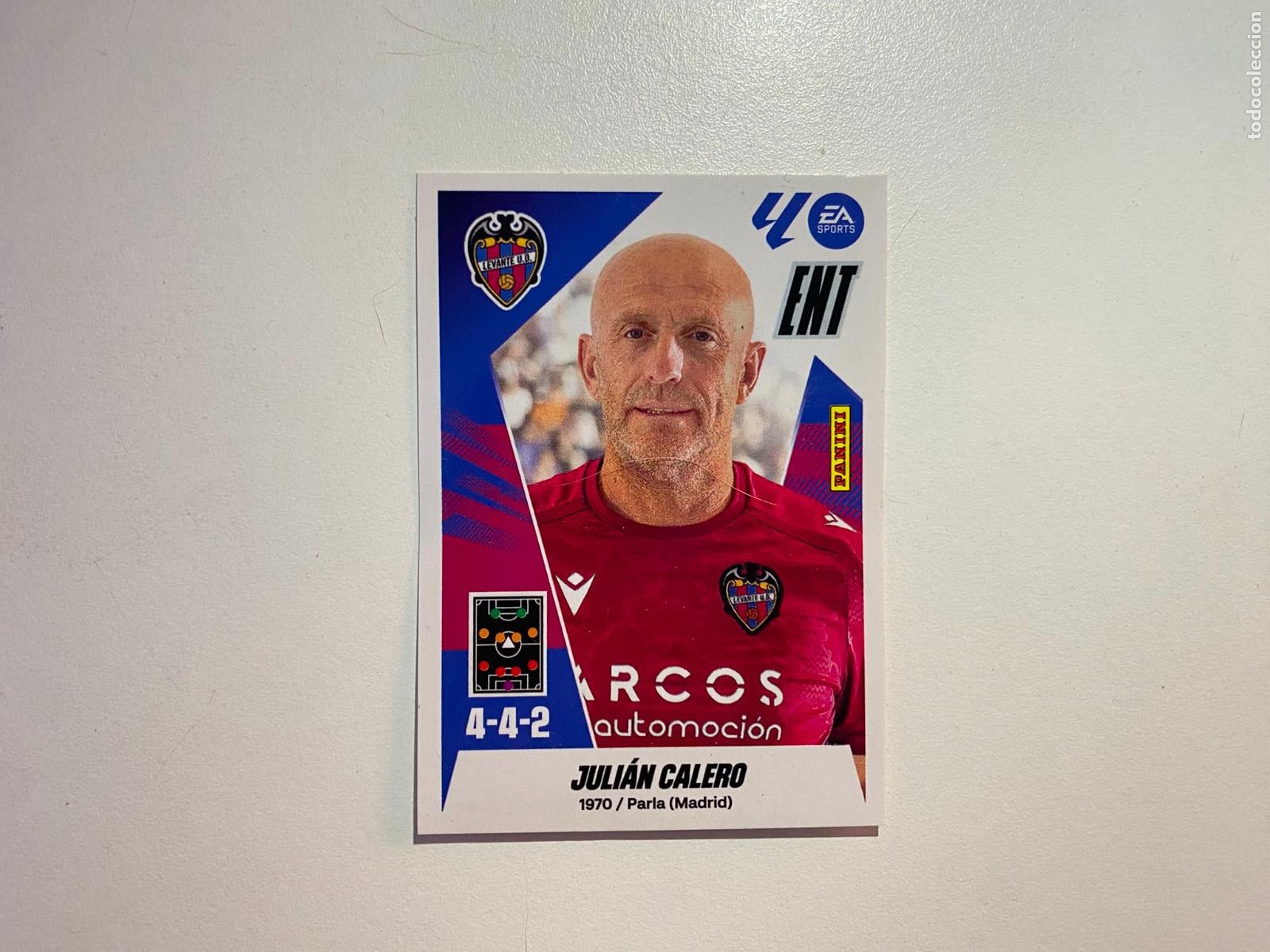 Fu&szlig;ball-Sticker: LALIGA ESTE 2025 2026 EA SPORTS 25 26 ALBUM PANINI LIGA N 2 UD LEVANTE JULI&Aacute;N CALERO