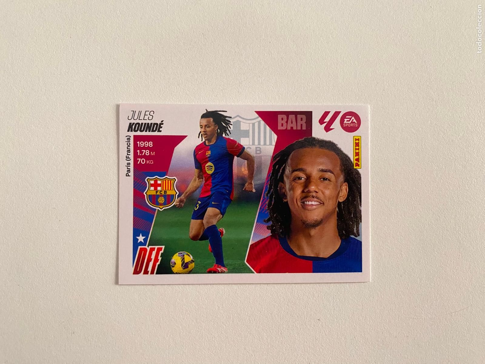 Fu&szlig;ball-Sticker: LALIGA ESTE 2025 2026 EA SPORTS 25 26 ALBUM PANINI LIGA N 5 FC BARCELONA KOUND&Eacute;