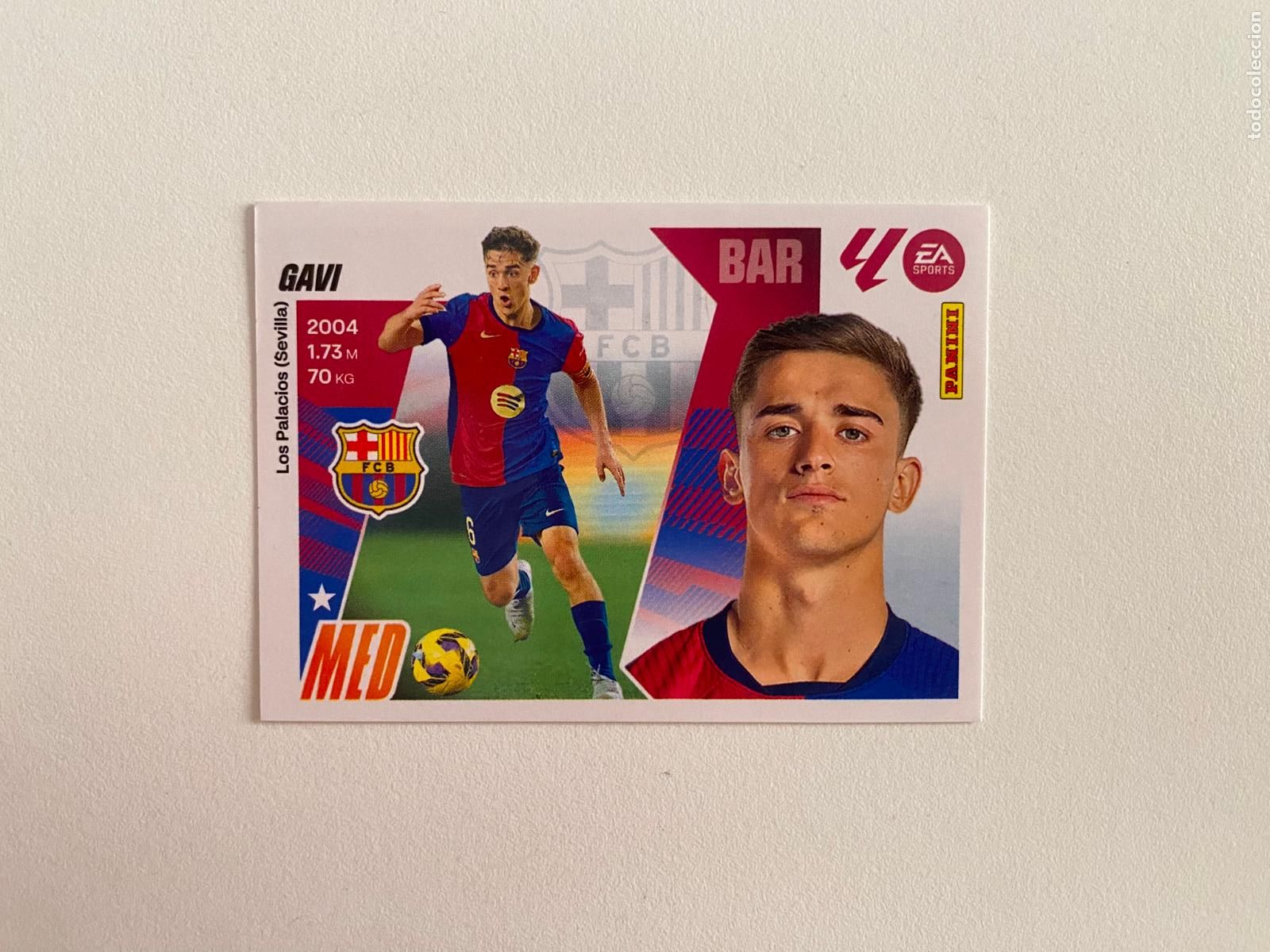 Fu&szlig;ball-Sticker: LALIGA ESTE 2025 2026 EA SPORTS 25 26 ALBUM PANINI LIGA N 14 FC BARCELONA GAVI