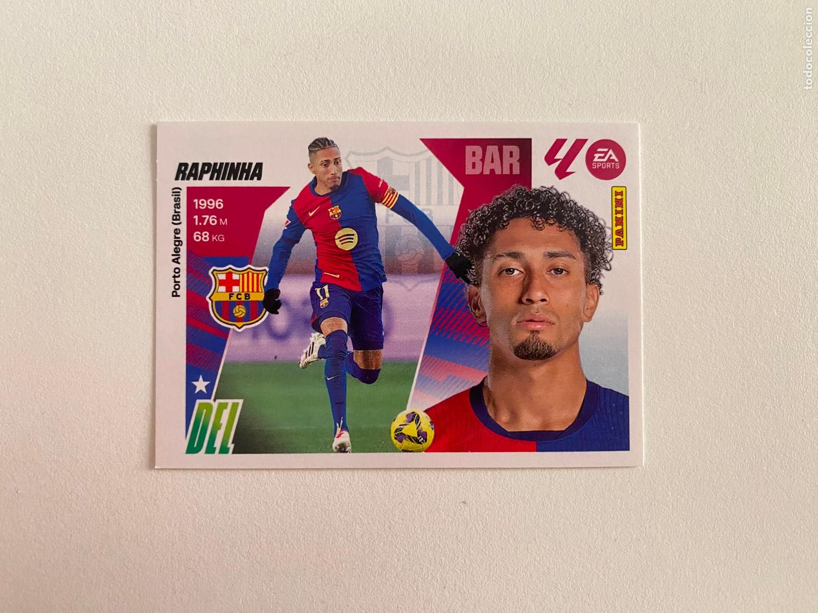 Fu&szlig;ball-Sticker: LALIGA ESTE 2025 2026 EA SPORTS 25 26 ALBUM PANINI LIGA N 18 FC BARCELONA RAPHINHA