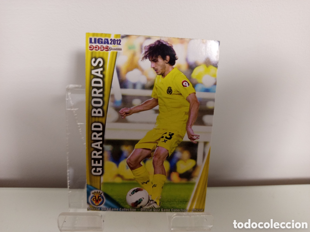 Cromos de Futebol: ❇️ CROMO ⚽ GERARD BORDAS VILLARREAL FICHAS LIGA QUIZ 11 12 2011 2012 MUNDICROMO ❇️