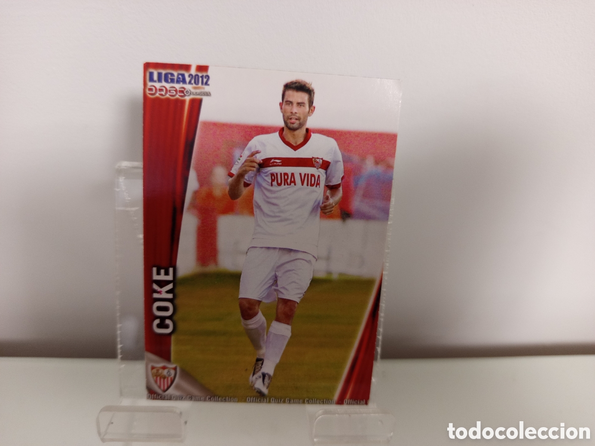 Cromos de Futebol: ❇️ CROMO ⚽ COKE SEVILLA FICHAS LIGA QUIZ 11 12 2011 2012 MUNDICROMO ❇️