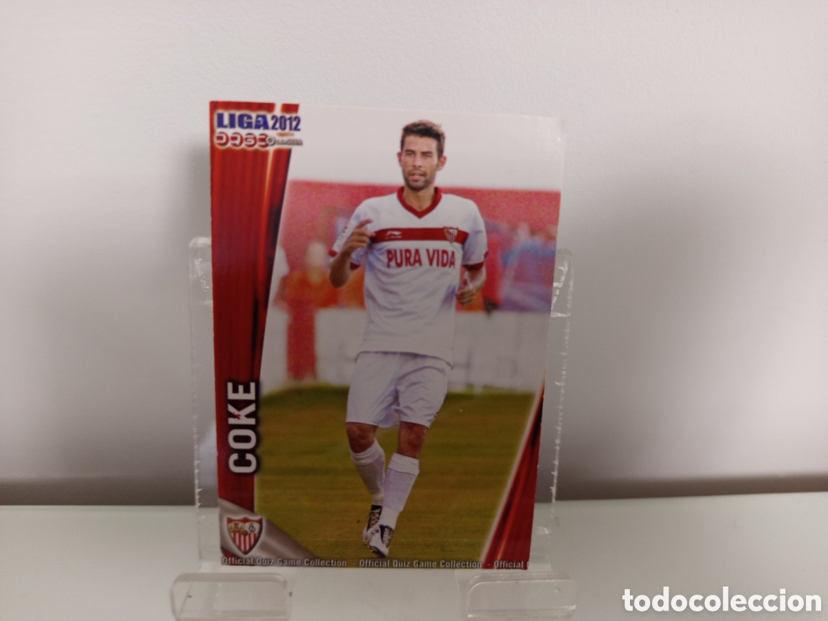 Cromos de Futebol: ❇️ CROMO ⚽ COKE SEVILLA FICHAS LIGA QUIZ 11 12 2011 2012 MUNDICROMO ❇️