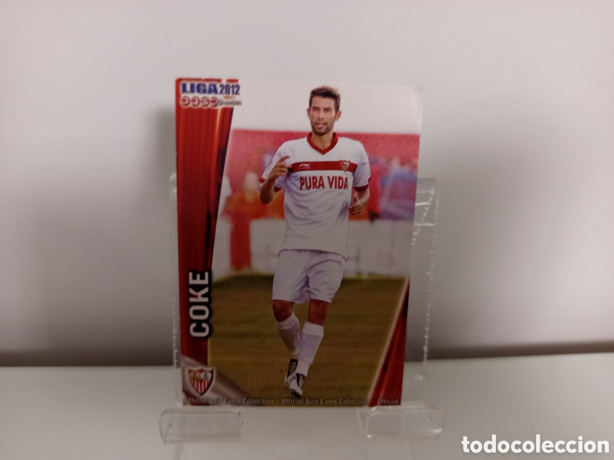 Cromos de Futebol: ❇️ CROMO ⚽ COKE SEVILLA FICHAS LIGA QUIZ 11 12 2011 2012 MUNDICROMO ❇️