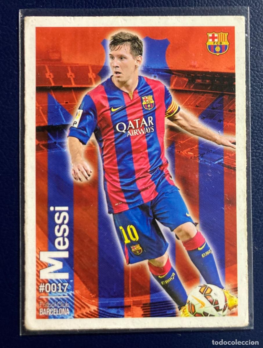 Cromos de F&uacute;tbol: 17 LEO MESSI (F. C. BARCELONA, BAR&Ccedil;A) - LIGA 2015-2016 MUNDICROMO 15-16