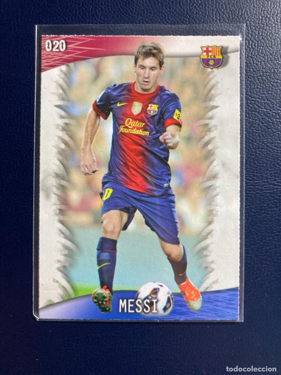 Cromos de F&uacute;tbol: 20 LIONEL MESSI F.C. BARCELONA CROMOS ALBUM MUNDICROMO LIGA QUIZ GAME 2013 2014 13 14