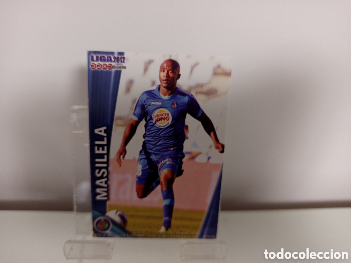 Cromos de F&uacute;tbol: ❇️ CROMO ⚽ MASILELA GETAFE FICHAS LIGA QUIZ 11 12 2011 2012 MUNDICROMO ❇️