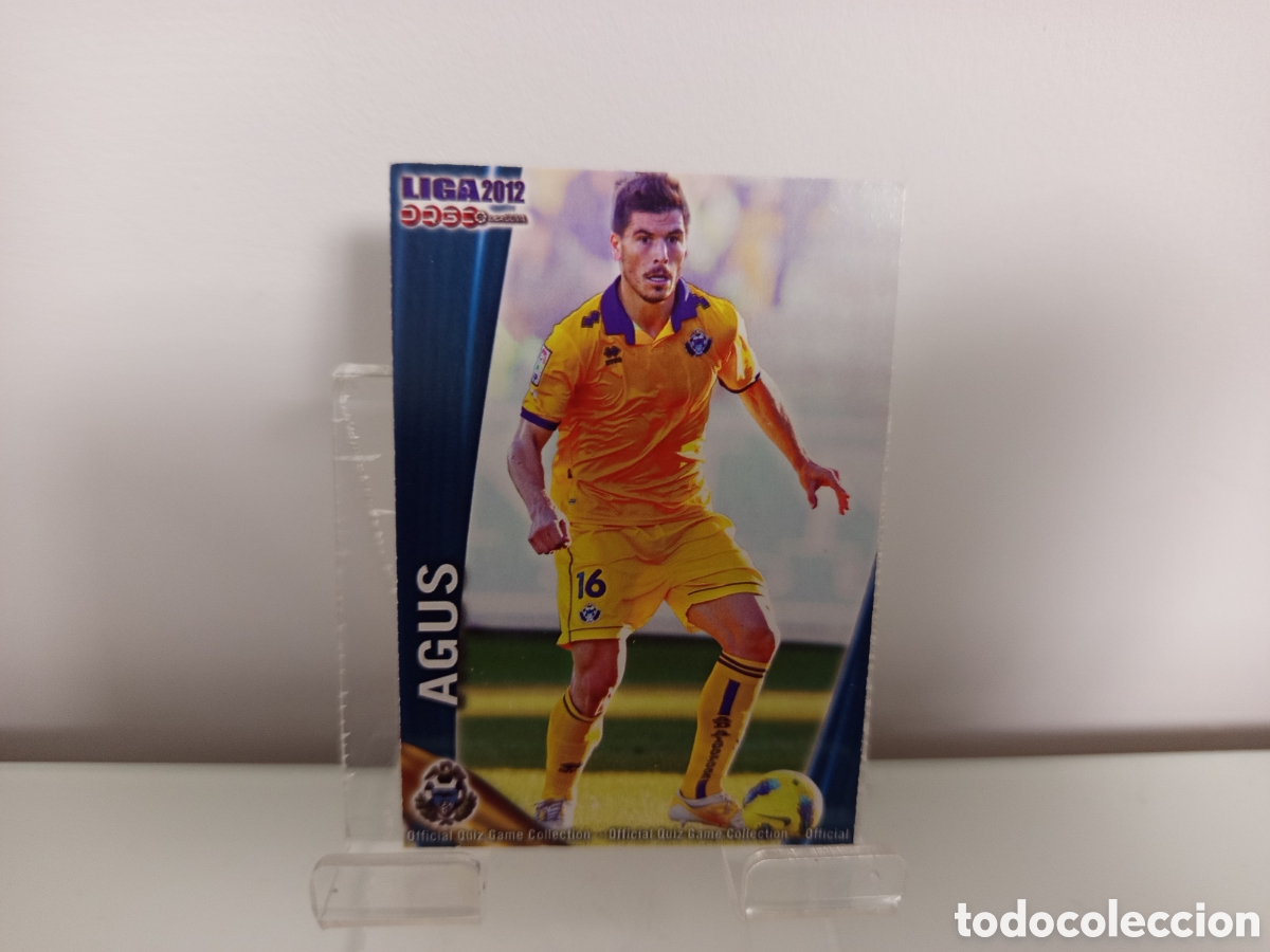Cromos de F&uacute;tbol: ❇️ CROMO ⚽ AGUS ALCORC&Oacute;N FICHAS LIGA QUIZ 11 12 2011 2012 MUNDICROMO ❇️