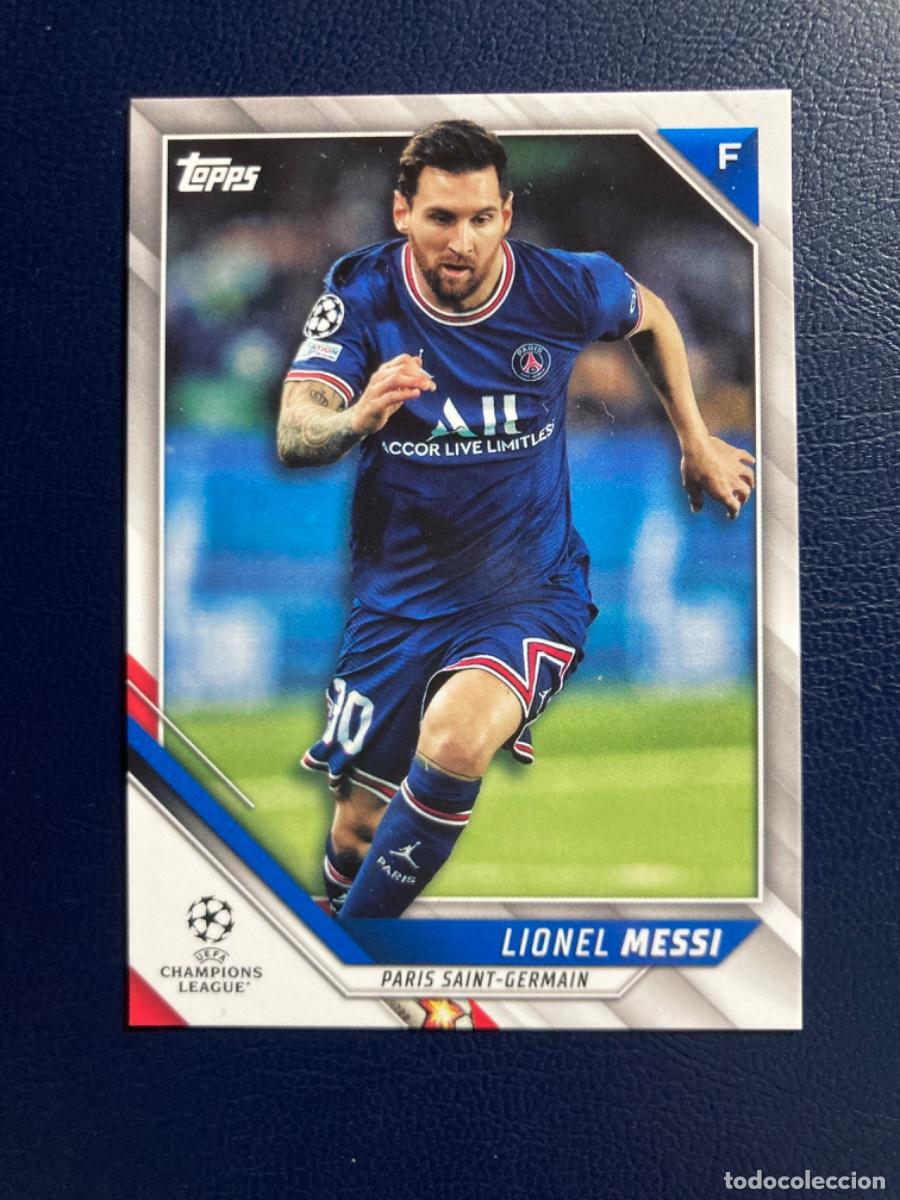 Cromos de F&uacute;tbol: 10 LIONEL MESSI PARIS SAINT-GERMAIN 2021 2022 TOPPS UEFA CHAMPIONS LEAGUE 21 22