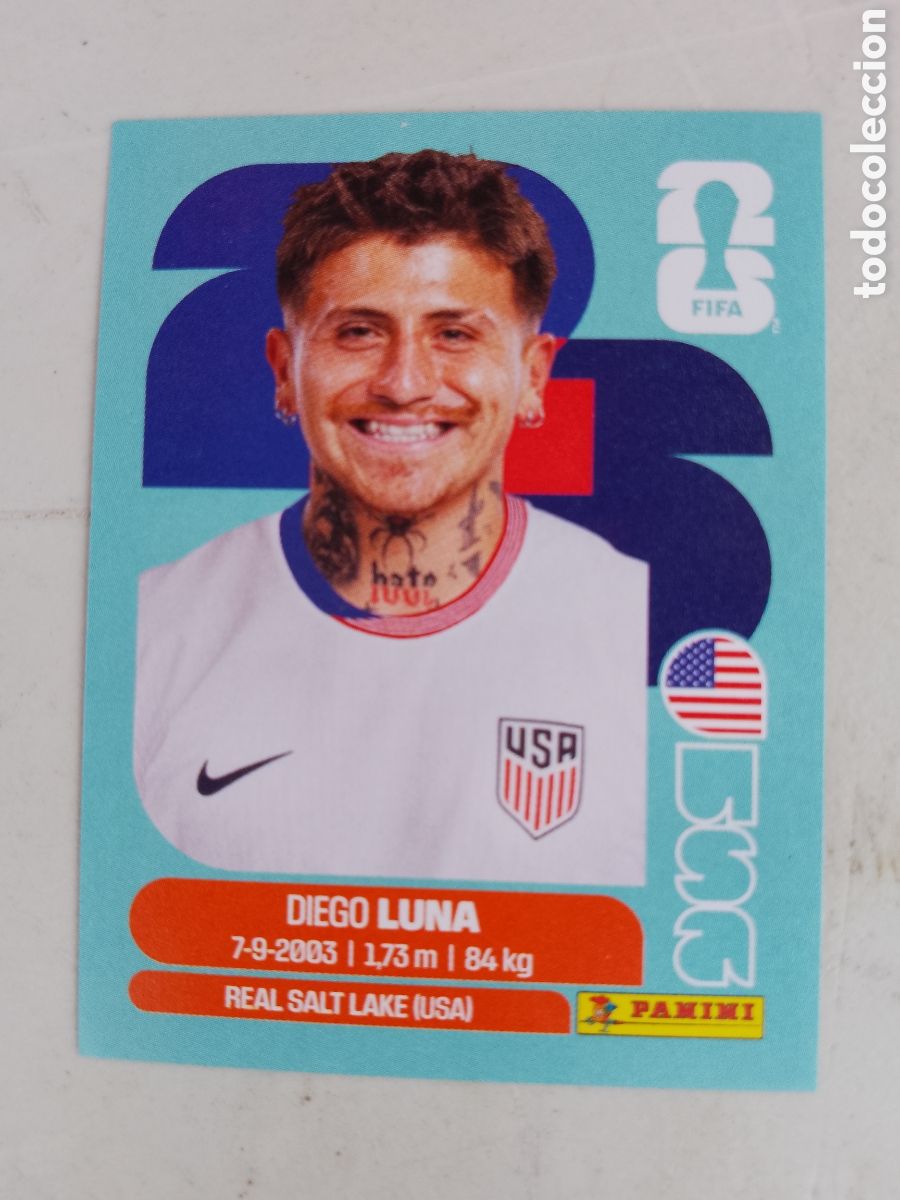 Cromos de F&uacute;tbol: USA14 DIEGO LUNA - USA MUNDIAL FIFA WORLD CUP 2026 STICKER PANINI USA 14