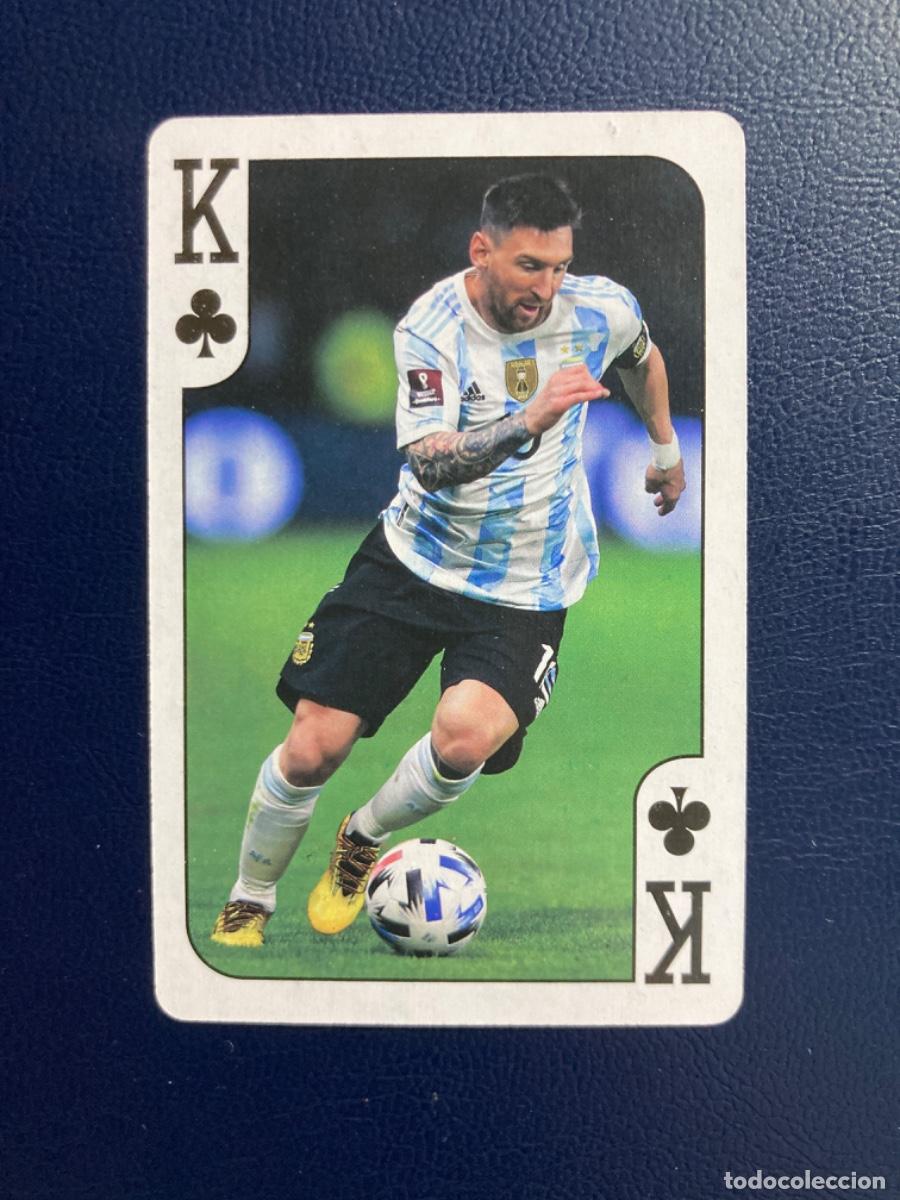 Cromos de F&uacute;tbol: Naipe Lionel Messi - Argentina 2026