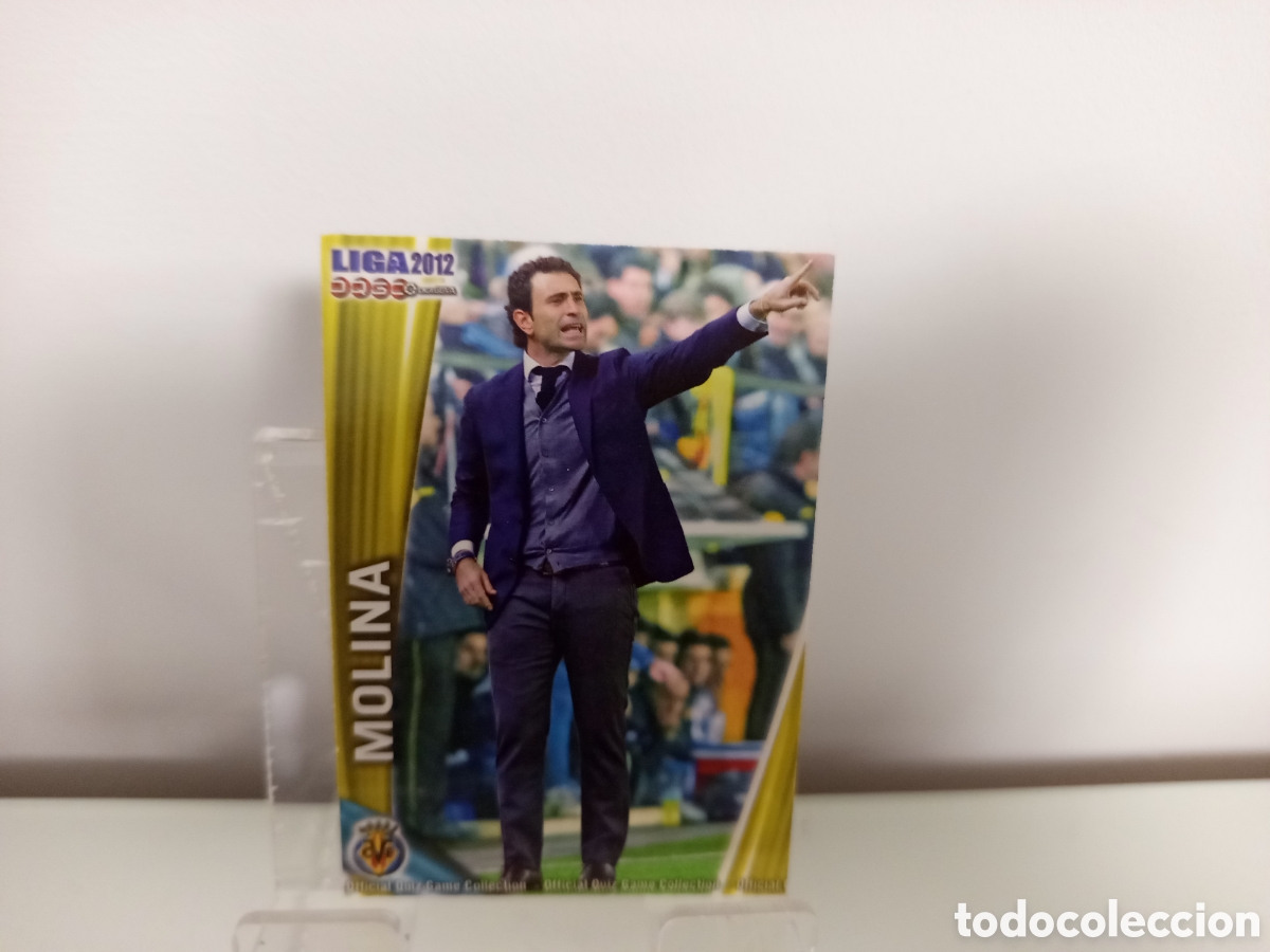 Cromos de F&uacute;tbol: ❇️ CROMO ⚽ MOLINA VILLARREAL FICHAS LIGA QUIZ 11 12 2011 2012 MUNDICROMO ❇️
