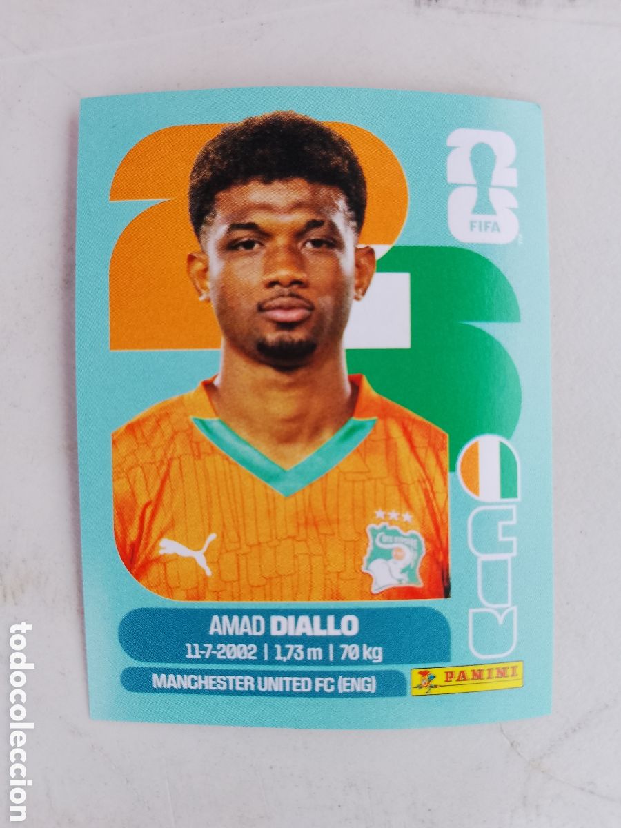Cromos de F&uacute;tbol: CIV 15 AMAD DIALLO - FIFA WORLD CUP 2026 STICKER PANINI CIV15 MUNDIAL FUTBOL