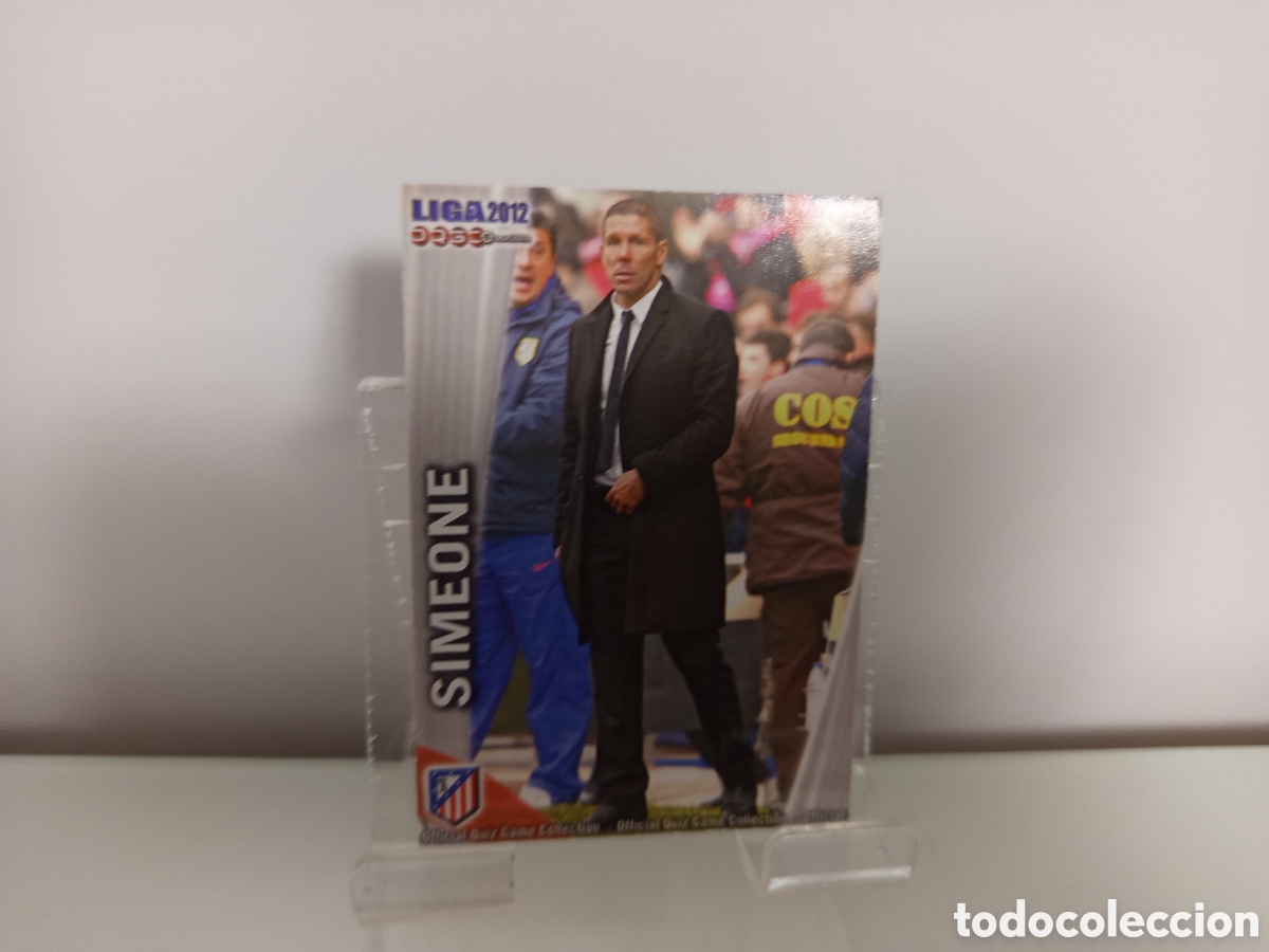 Cromos de F&uacute;tbol: ❇️ CROMO ⚽ SIMEONE ATL&Eacute;TICO DE MADRID FICHAS LIGA QUIZ 11 12 2011 2012 MUNDICROMO ❇️