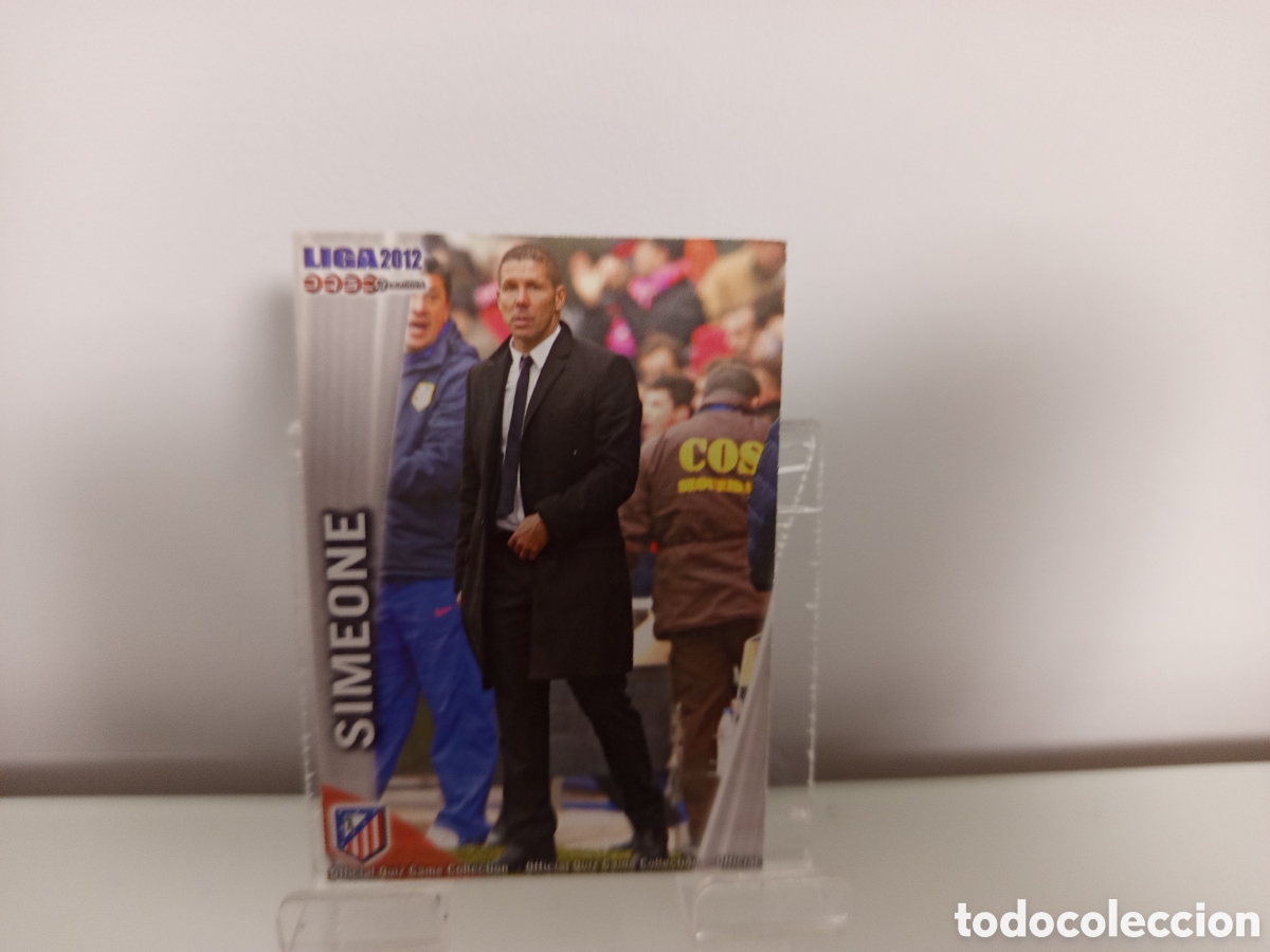 Cromos de F&uacute;tbol: ❇️ CROMO ⚽ SIMEONE ATL&Eacute;TICO DE MADRID FICHAS LIGA QUIZ 11 12 2011 2012 MUNDICROMO ❇️