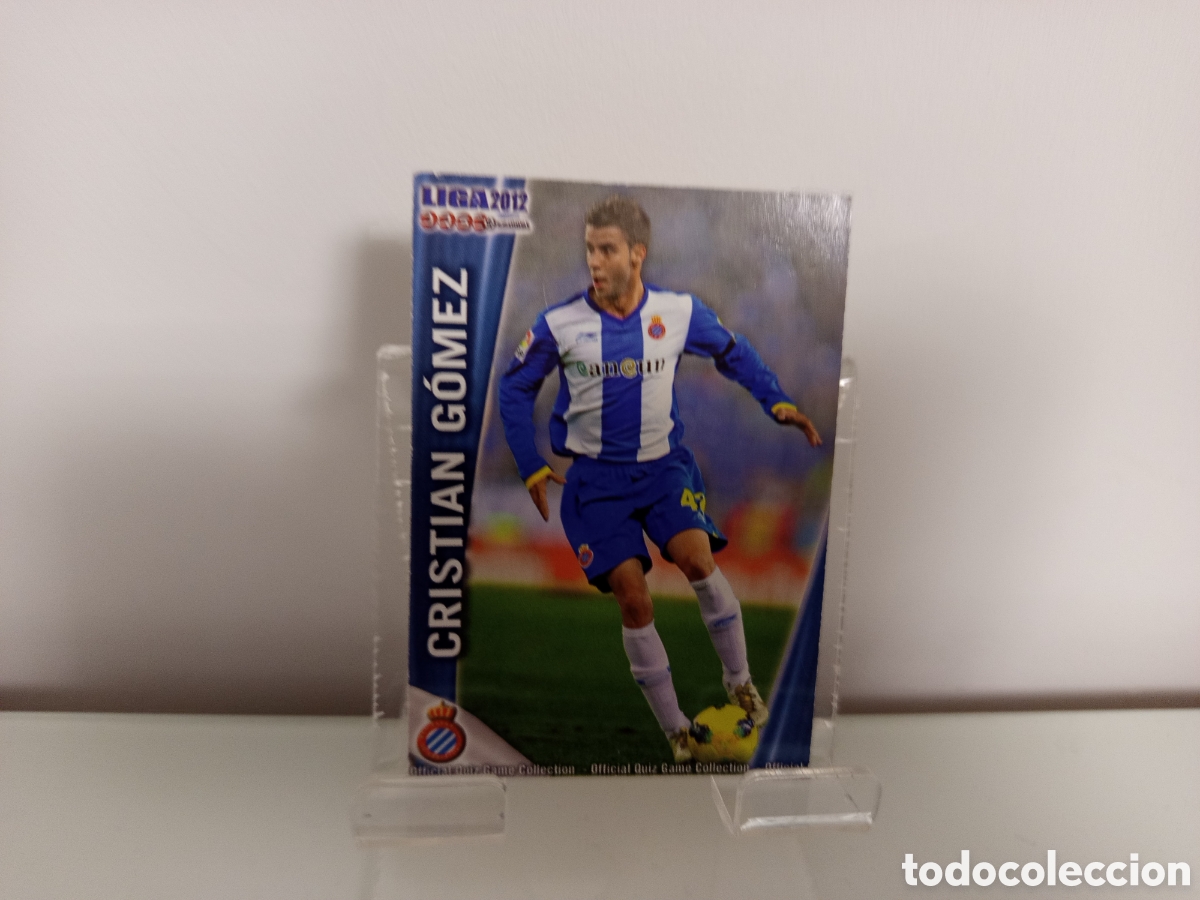 Cromos de F&uacute;tbol: ❇️ CROMO ⚽ CRISTIAN G&Oacute;MEZ ESPA&Ntilde;OL FICHAS LIGA QUIZ 11 12 2011 2012 MUNDICROMO ❇️