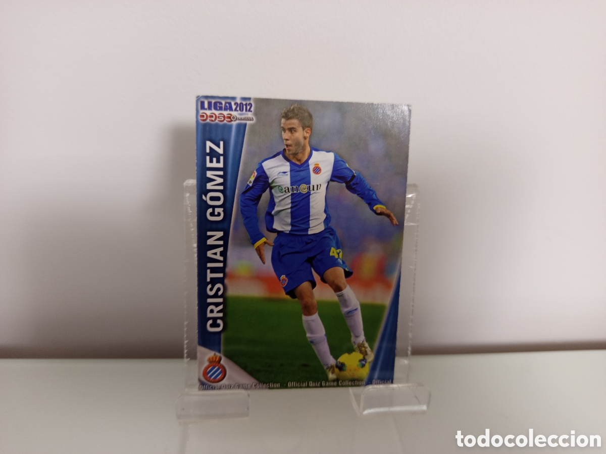 Cromos de F&uacute;tbol: ❇️ CROMO ⚽ CRISTIAN G&Oacute;MEZ ESPA&Ntilde;OL FICHAS LIGA QUIZ 11 12 2011 2012 MUNDICROMO ❇️