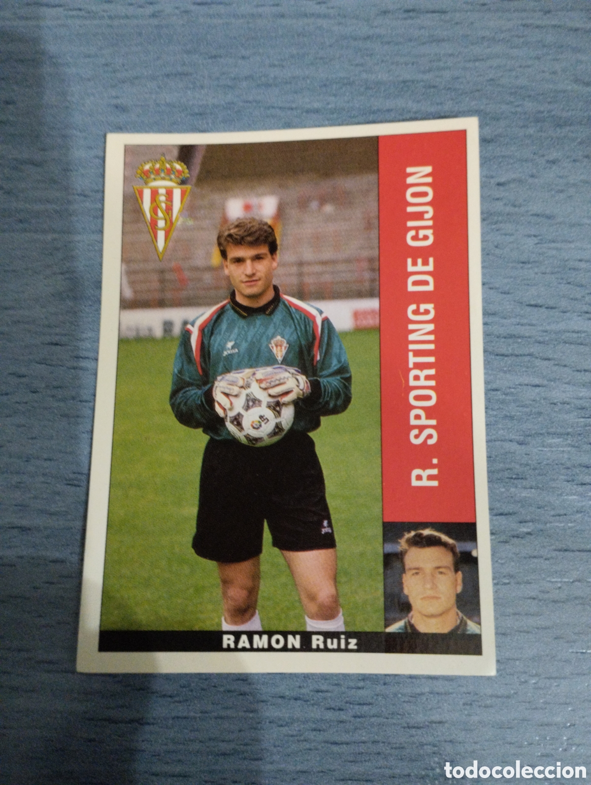 Cromos de F&uacute;tbol: Cromo Panini liga 95 96 Ram&oacute;n Sporting de Gij&oacute;n sin pegar