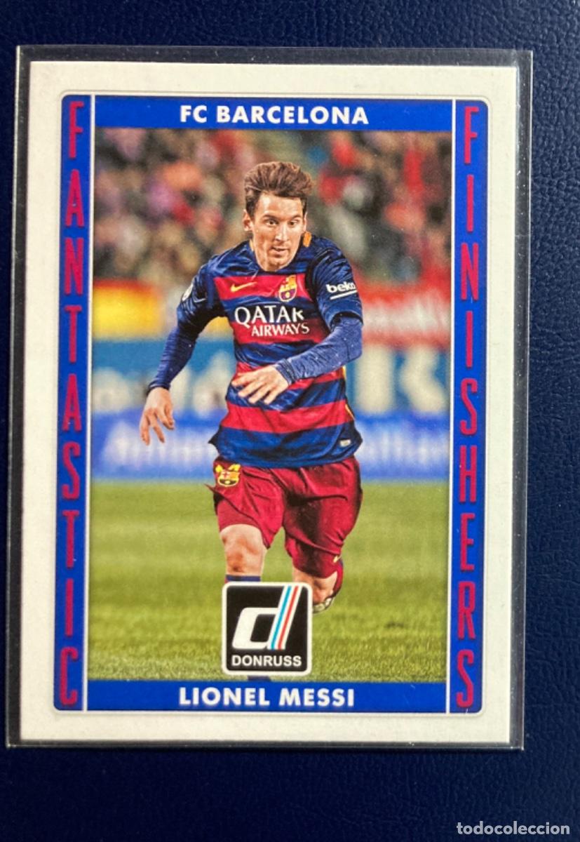 Cromos de F&uacute;tbol: MESSI DONRUSS SOCCER 2015 2016 15 16 ALBUM PANINI LIGA N 8 BARCELONA FANTASTIC FINISHERS