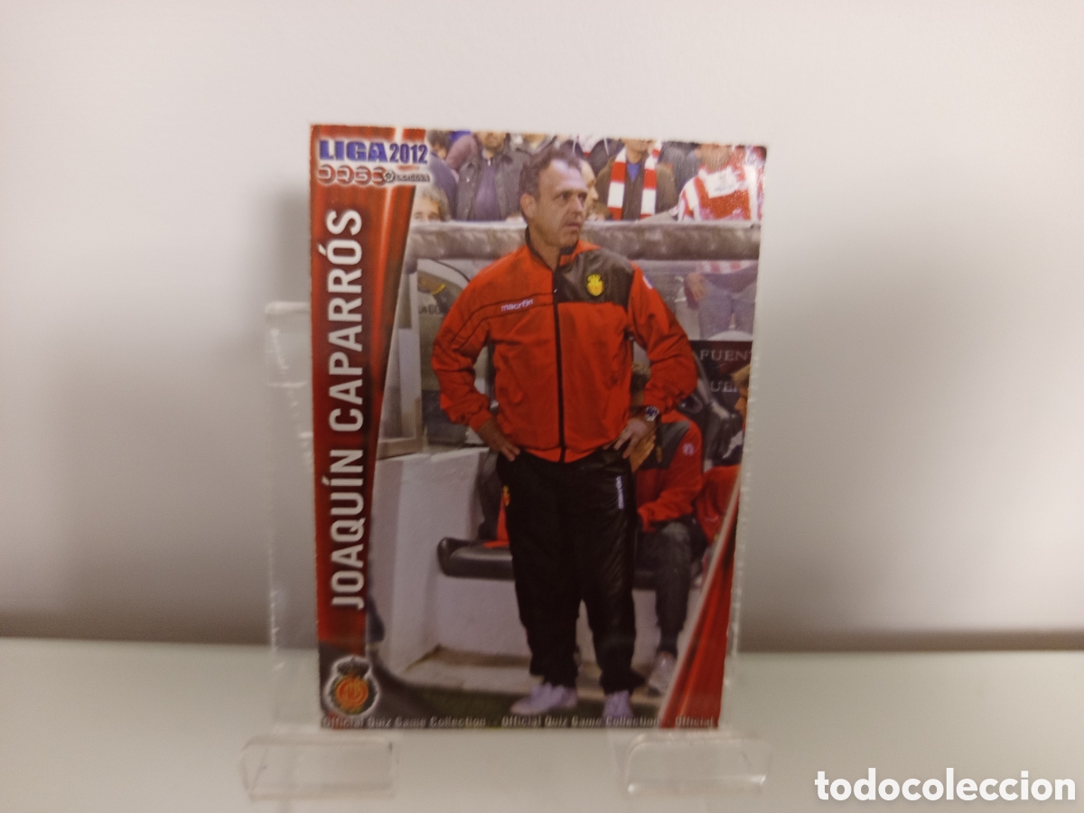 Cartes &agrave; collectionner de Football: ❇️ CROMO ⚽ JOAQU&Iacute;N CAPARR&Oacute;S MALLORCA UH 1281 FICHAS LIGA QUIZ 11 12 2011 2012 MUNDICROMO ❇️