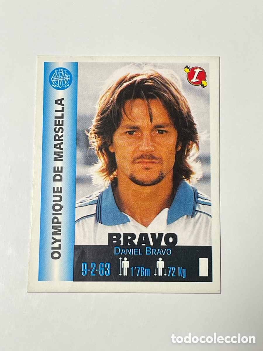 Cromos de F&uacute;tbol: Daniel Bravo Olympique de Marsella Panini Equipos de Europa 1999 #231
