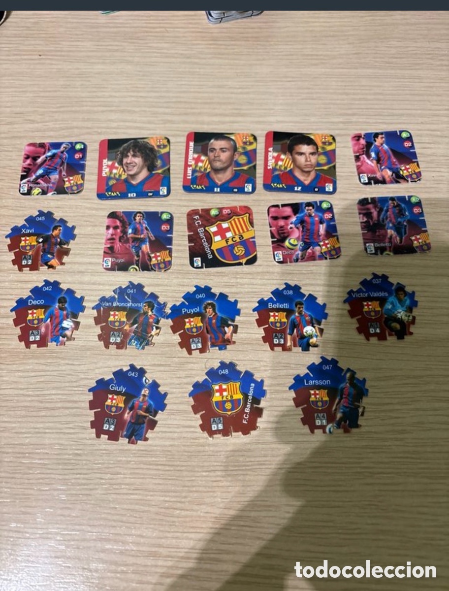 Cromos de F&uacute;tbol: Tazos Fc Barcelona grefusa