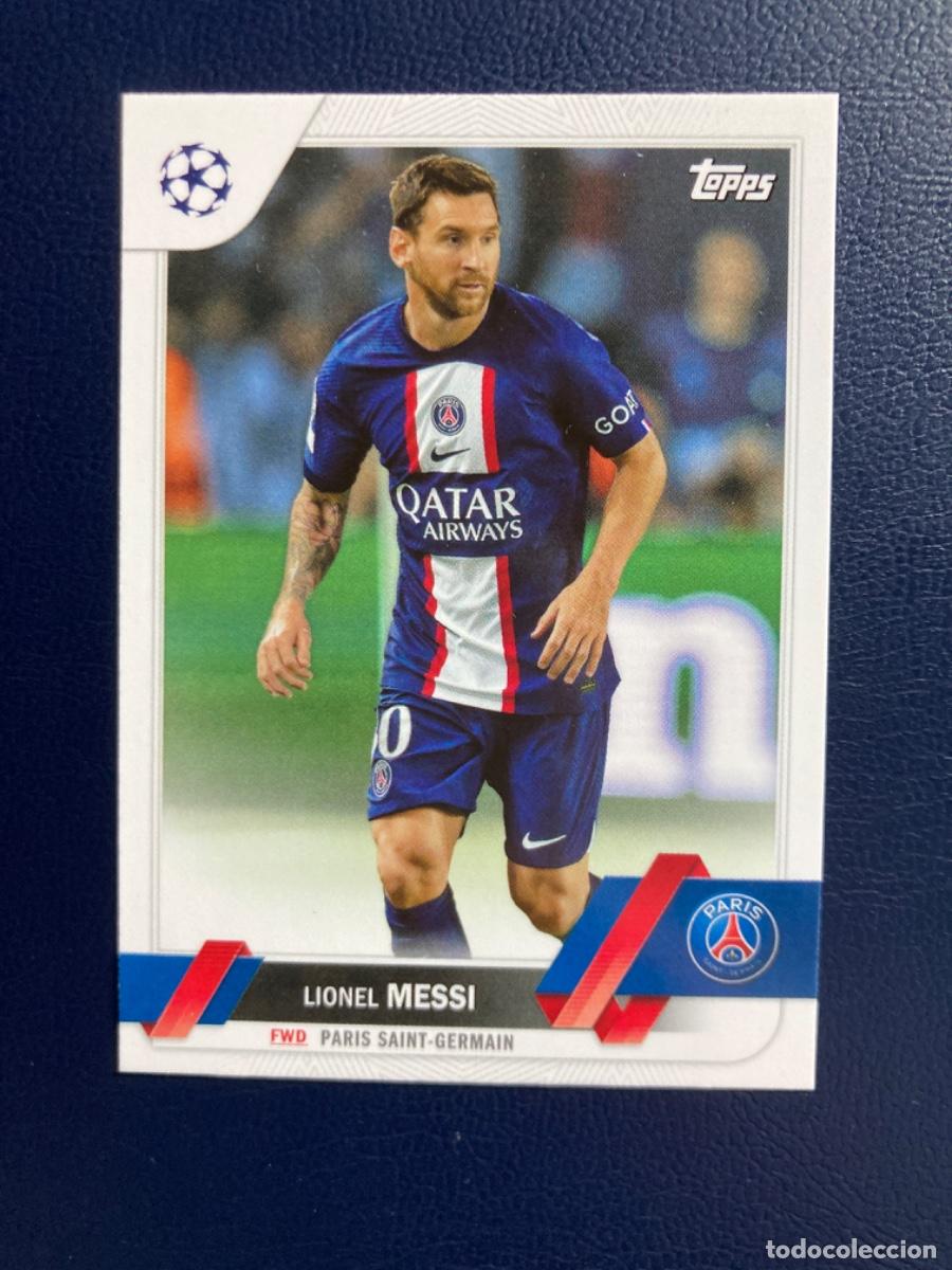 Cromos de F&uacute;tbol: Lionel Messi | PSG Paris Saint Germain | 2022 2023 Topps UEFA Club Competitions