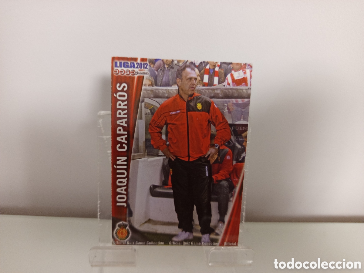 Cromos de F&uacute;tbol: ❇️ CROMO ⚽ JOAQU&Iacute;N CAPARR&Oacute;S MALLORCA FICHAS LIGA QUIZ 11 12 2011 2012 MUNDICROMO ❇️