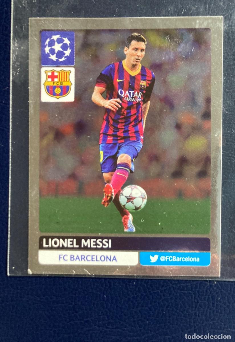 Cromos de F&uacute;tbol: Lionel Messi 301 Panini UCL 2013-14 FC Barcelona - Sin pegar