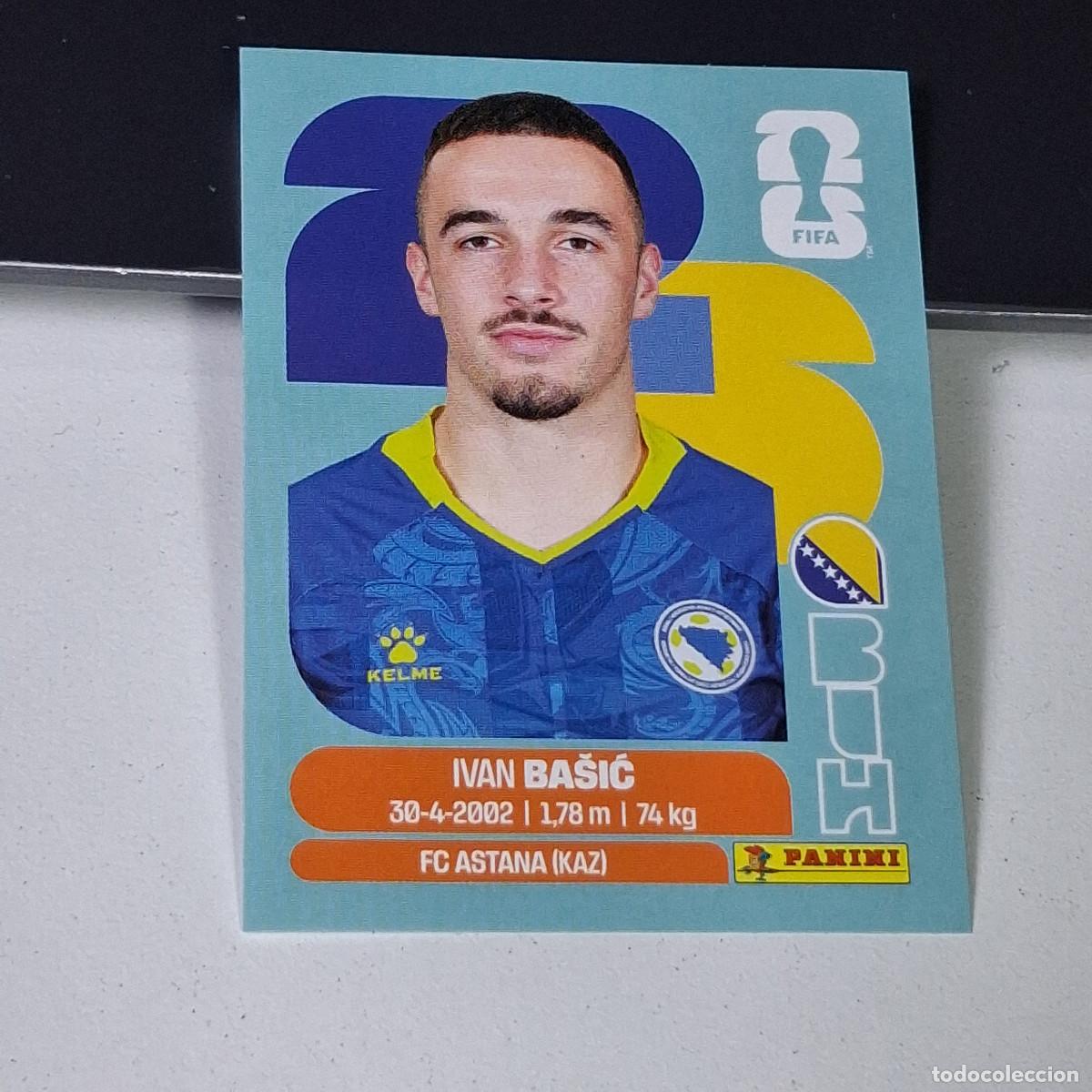 Cromos de F&uacute;tbol: A38 BIH12 IVAN BA&Scaron;IĆ 12 BOSNIA HERZEGOVINA BIH MUNDIAL FIFA WORLD CUP 2026 STICKER PANINI