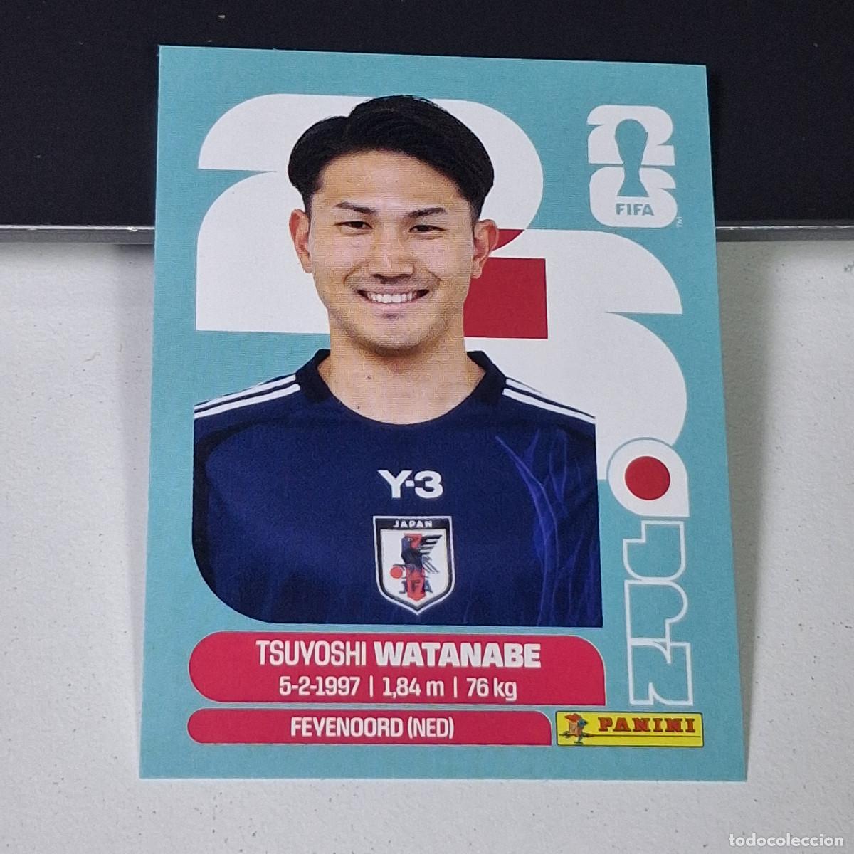 Cromos de F&uacute;tbol: A38 JPN7 TSUYOSHI WATANABE 7 JAP&Oacute;N JAPAN JPN MUNDIAL FIFA WORLD CUP 2026 STICKER PANINI