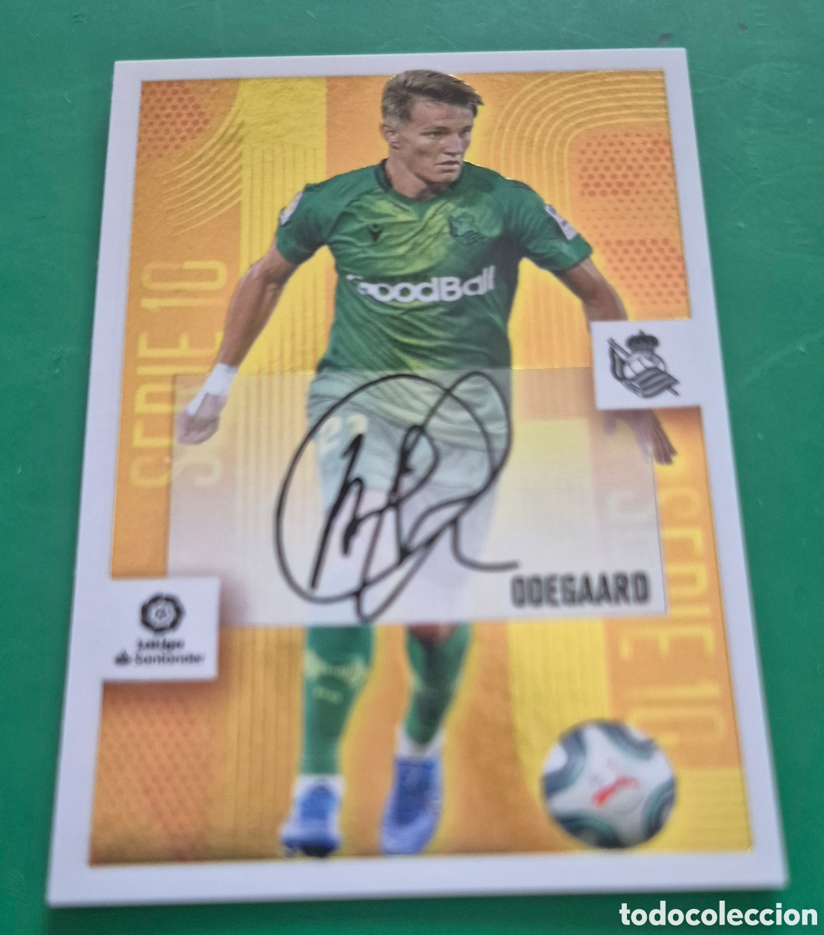Cromos de F&uacute;tbol: ODEGAARD REAL SOCIEDAD SERIE 10 LIGA ESTE 2020/21 20 21 NUNCA PEGADO SIN PEGAR