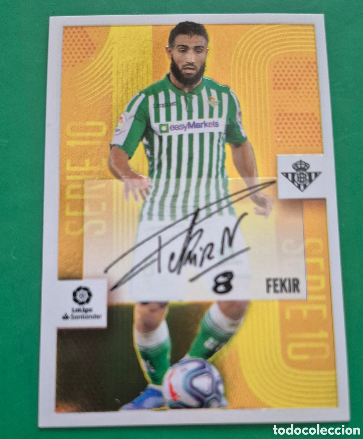Cromos de F&uacute;tbol: CROMO LIGA 2020 2021 20 21 COLECCIONES ESTE PANINI SERIE 10 N&ordm;4 FEKIR-BETIS NUNCA PEGADO