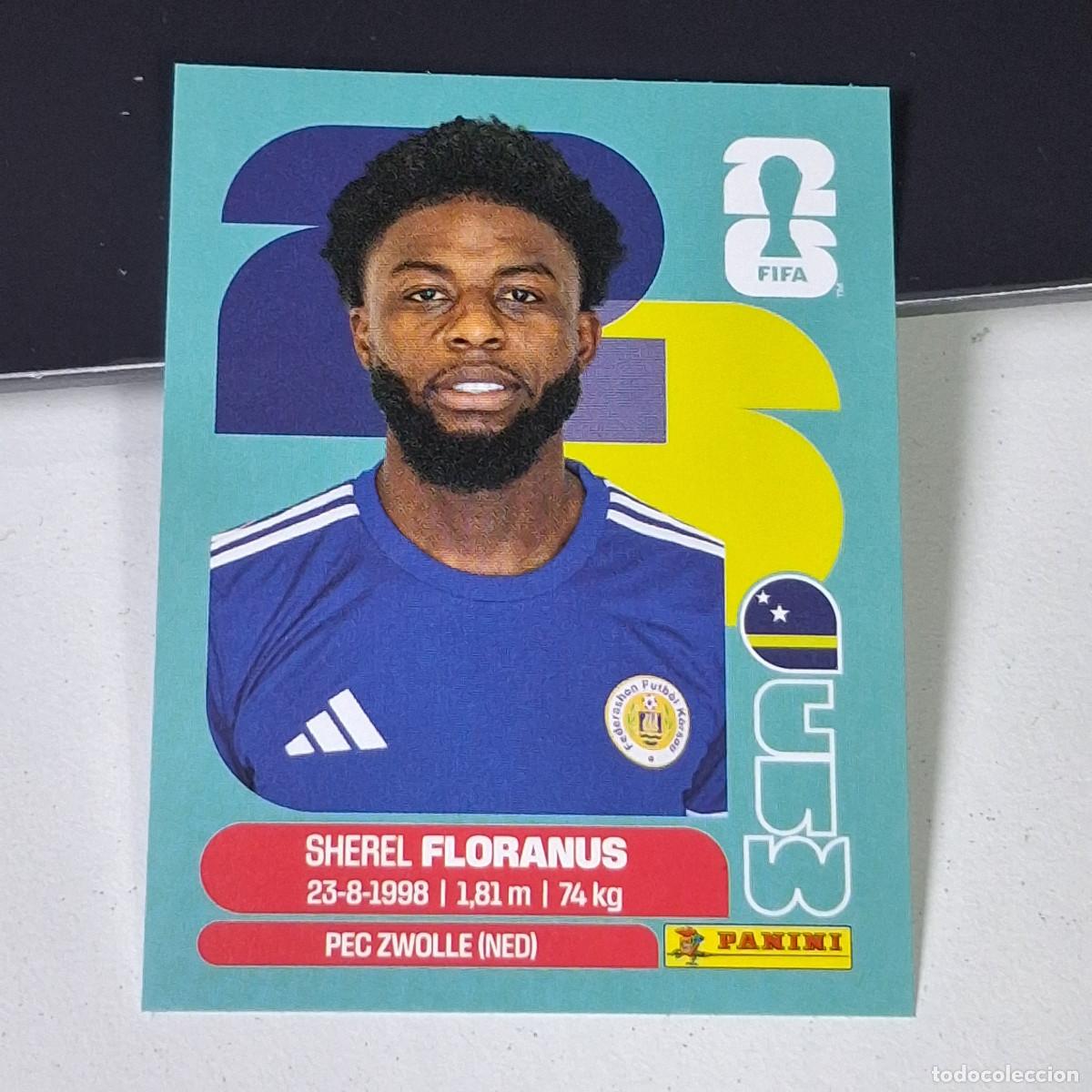 Cromos de F&uacute;tbol: A38 CUW4 SHEREL FLORANUS 4 CURAZAO CURA&Ccedil;AO CUW MUNDIAL FIFA WORLD CUP 2026 STICKER PANINI