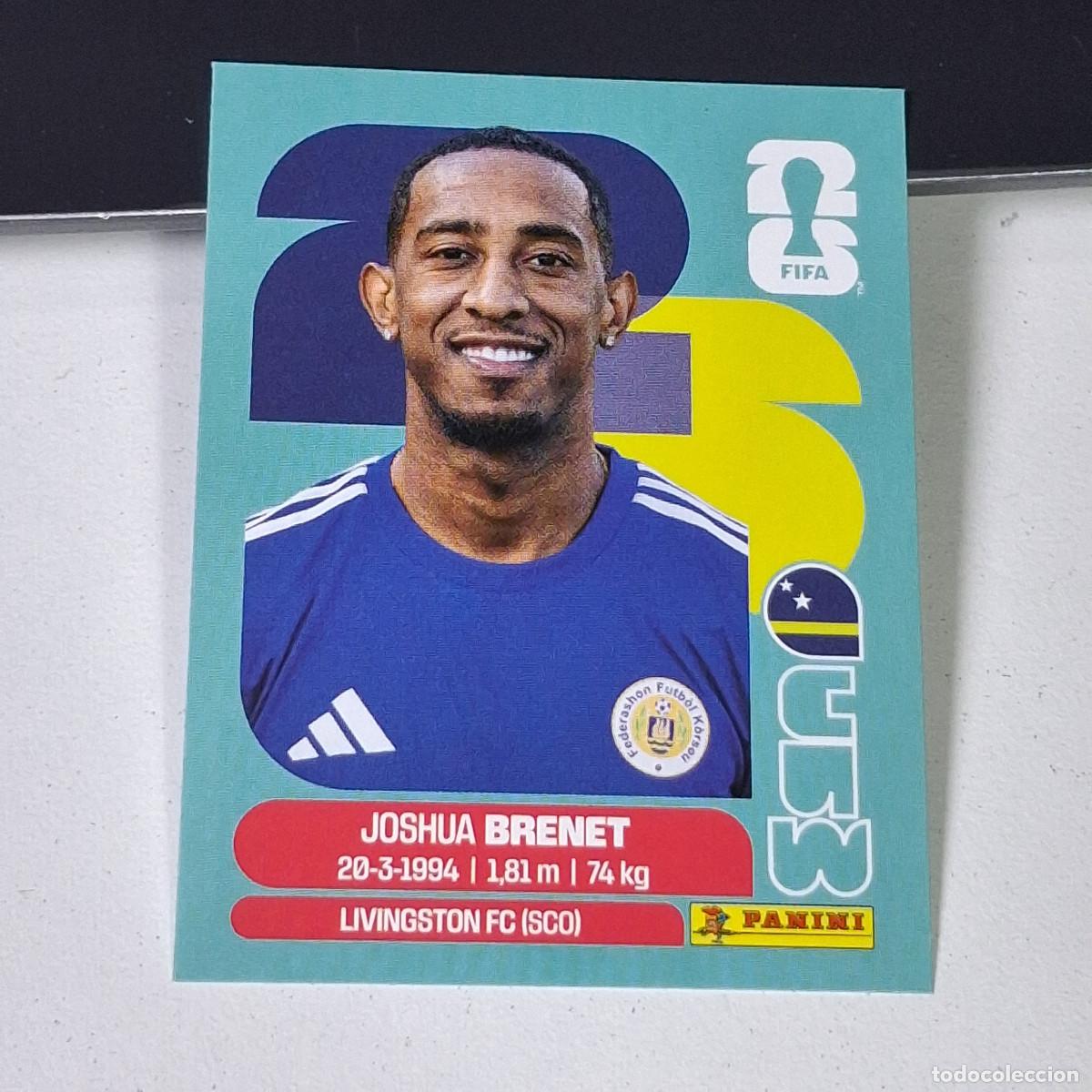 Cromos de F&uacute;tbol: A38 CUW6 JOSHUA BRENET 6 CURAZAO CURA&Ccedil;AO CUW MUNDIAL FIFA WORLD CUP 2026 STICKER PANINI