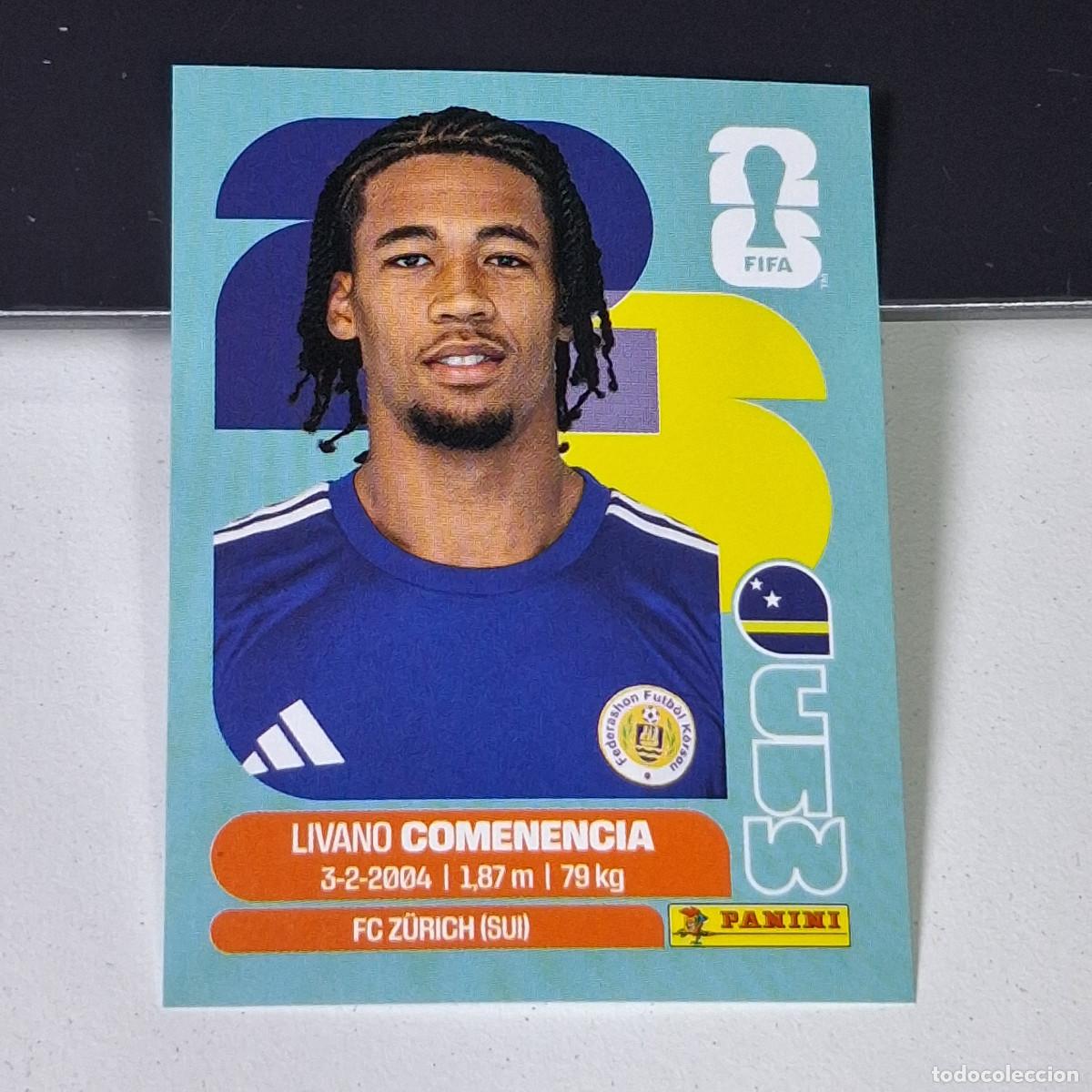 Cartes &agrave; collectionner de Football: A38 CUW9 LIVANO COMENENCIA 9 CURAZAO CURA&Ccedil;AO CUW MUNDIAL FIFA WORLD CUP 2026 STICKER PANINI