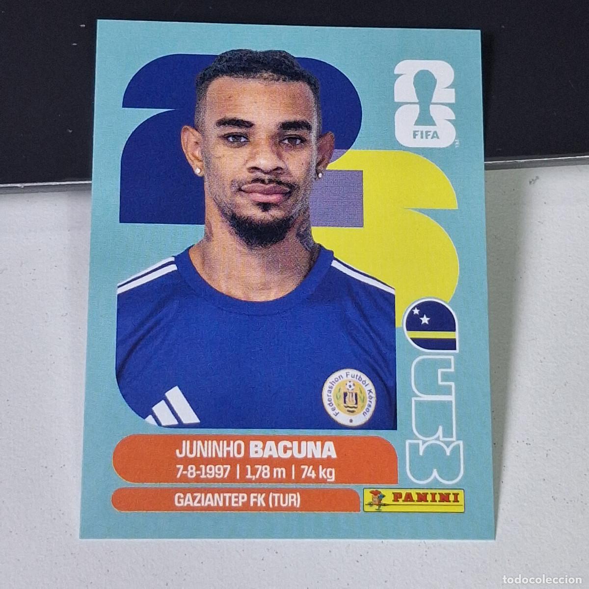 Cartes &agrave; collectionner de Football: A38 CUW11 CUW 11 JUNINHO BACUNA CURAZAO CURA&Ccedil;AO CUW MUNDIAL FIFA WORLD CUP 2026 STICKER PANINI