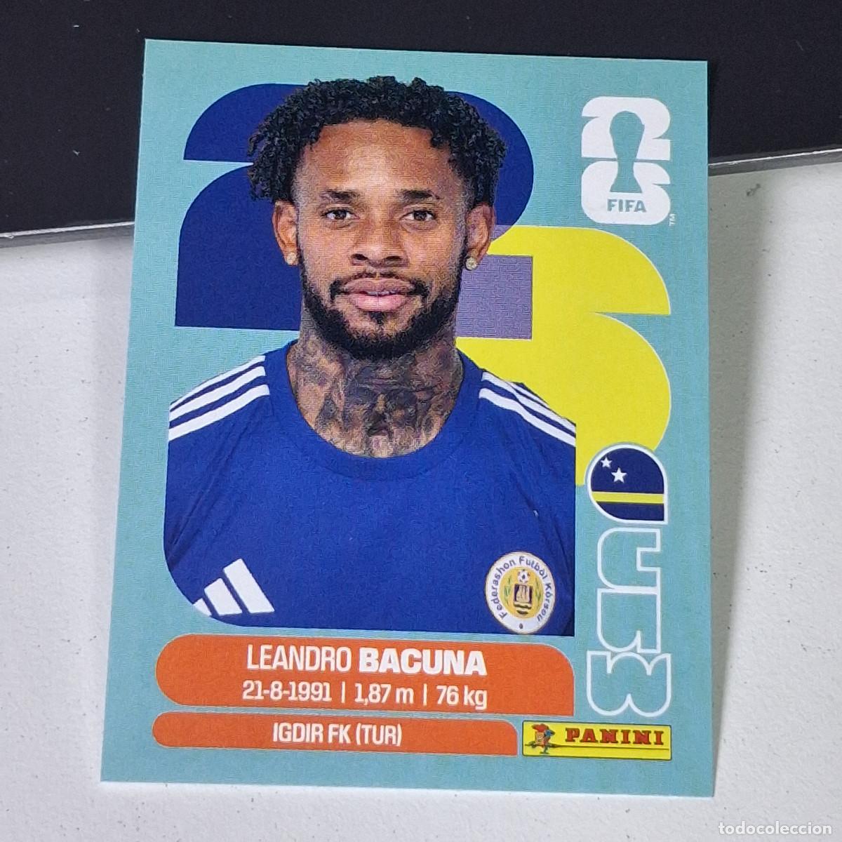 Cartes &agrave; collectionner de Football: A38 CUW12 LEANDRO BACUNA 12 CURAZAO CURA&Ccedil;AO CUW MUNDIAL FIFA WORLD CUP 2026 STICKER PANINI