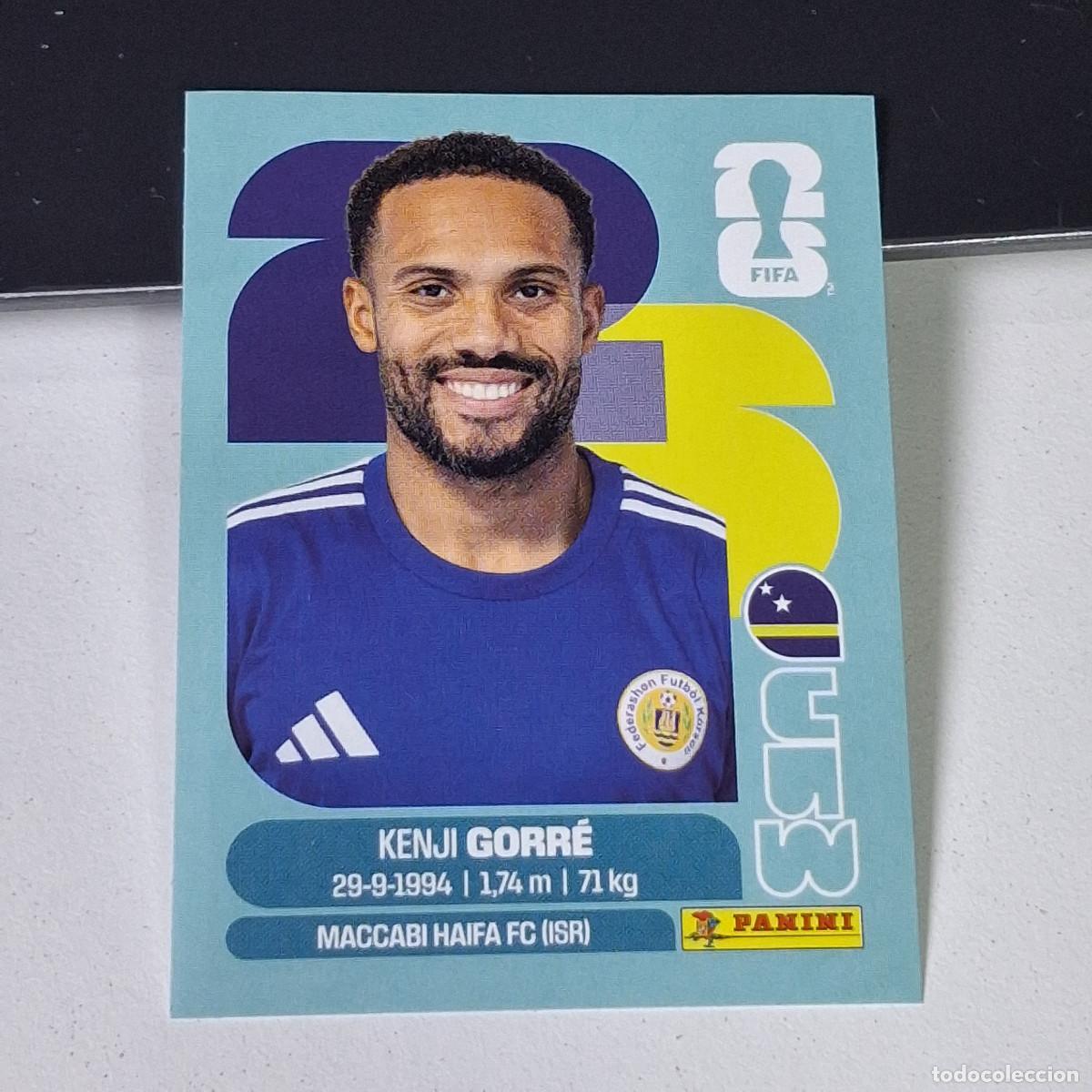 Football Stickers: A38 CUW15 KENJI GORRE 15 CURAZAO CURA&Ccedil;AO CUW MUNDIAL FIFA WORLD CUP 2026 STICKER PANINI