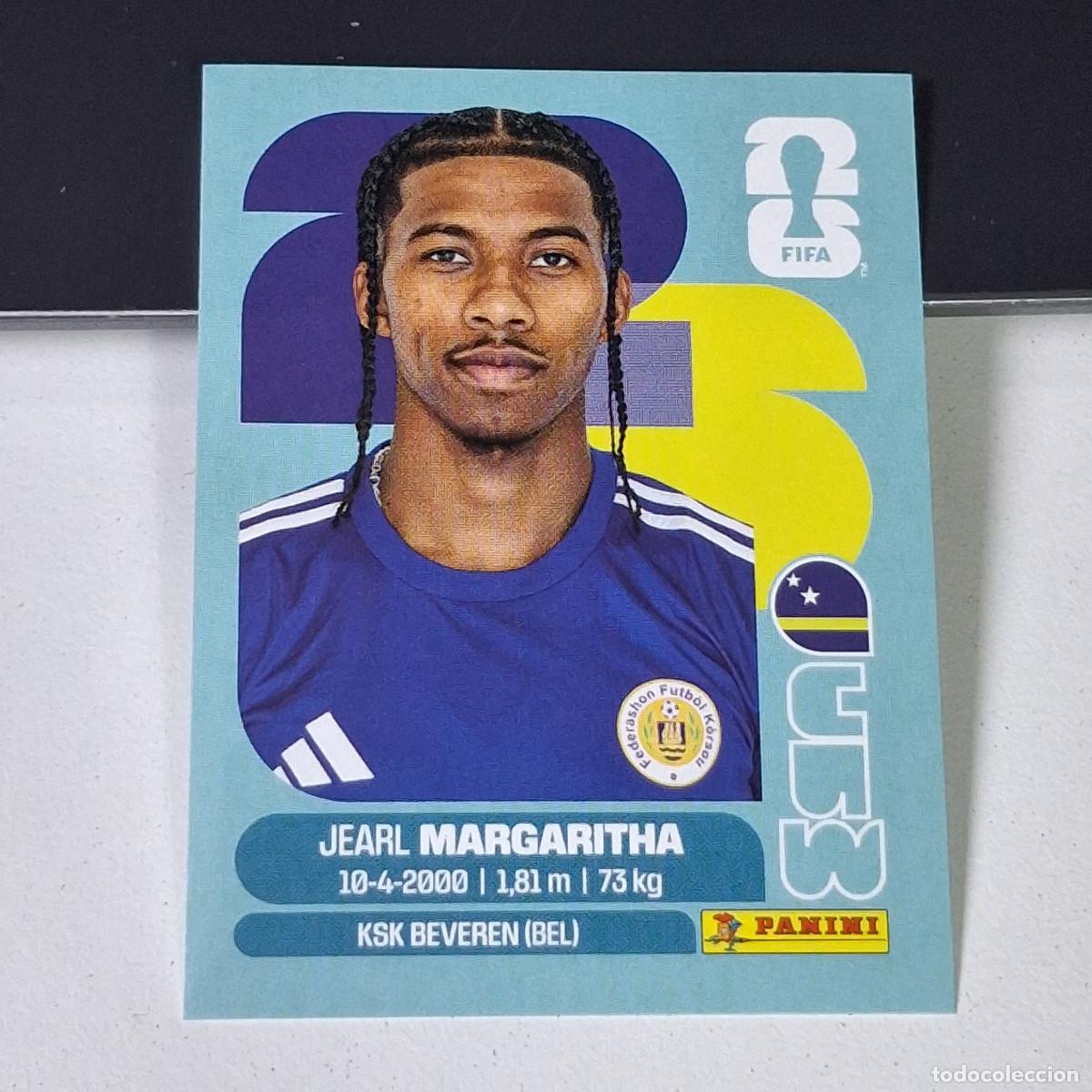 Football Stickers: A38 CUW16 JEARL MARGARITHA 16 CURAZAO CURA&Ccedil;AO CUW MUNDIAL FIFA WORLD CUP 2026 STICKER PANINI