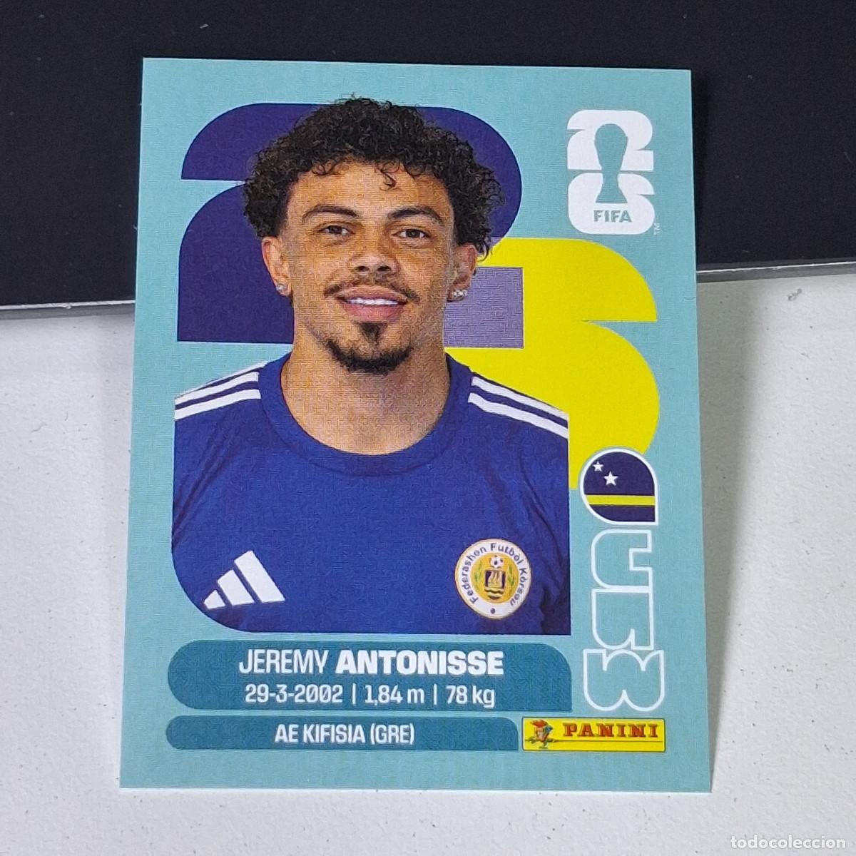 Football Stickers: A38 CUW18 JEREMY ANTONISSE 18 CURAZAO CURA&Ccedil;AO CUW MUNDIAL FIFA WORLD CUP 2026 STICKER PANINI